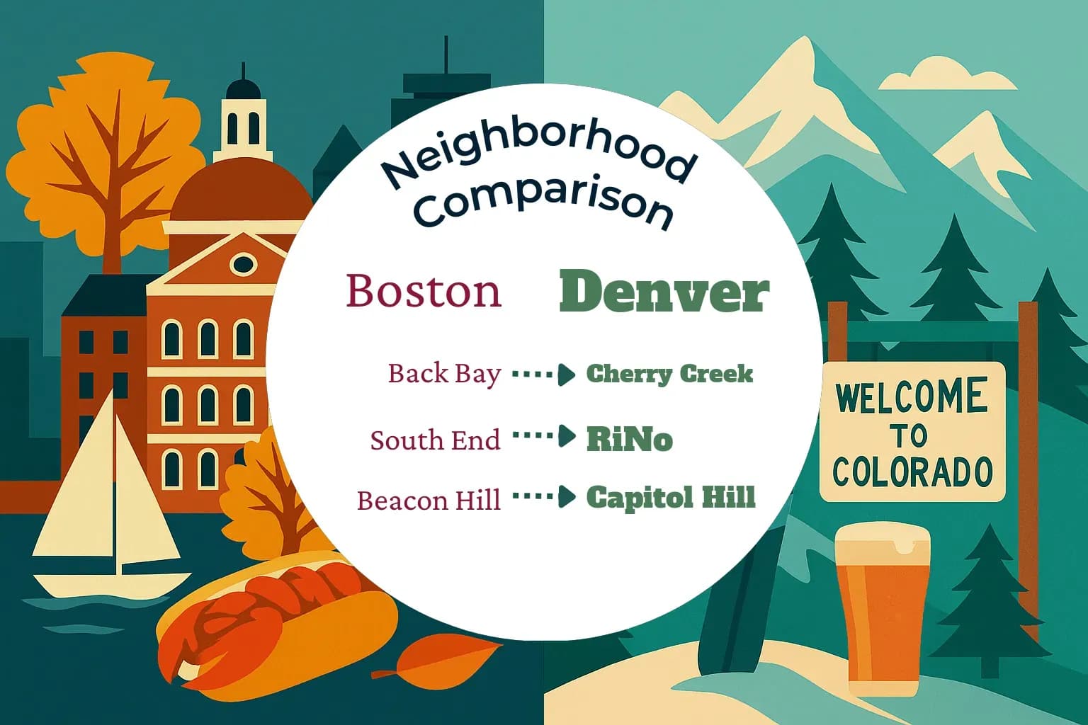 Boston vs Denver Neighborhood Comparison