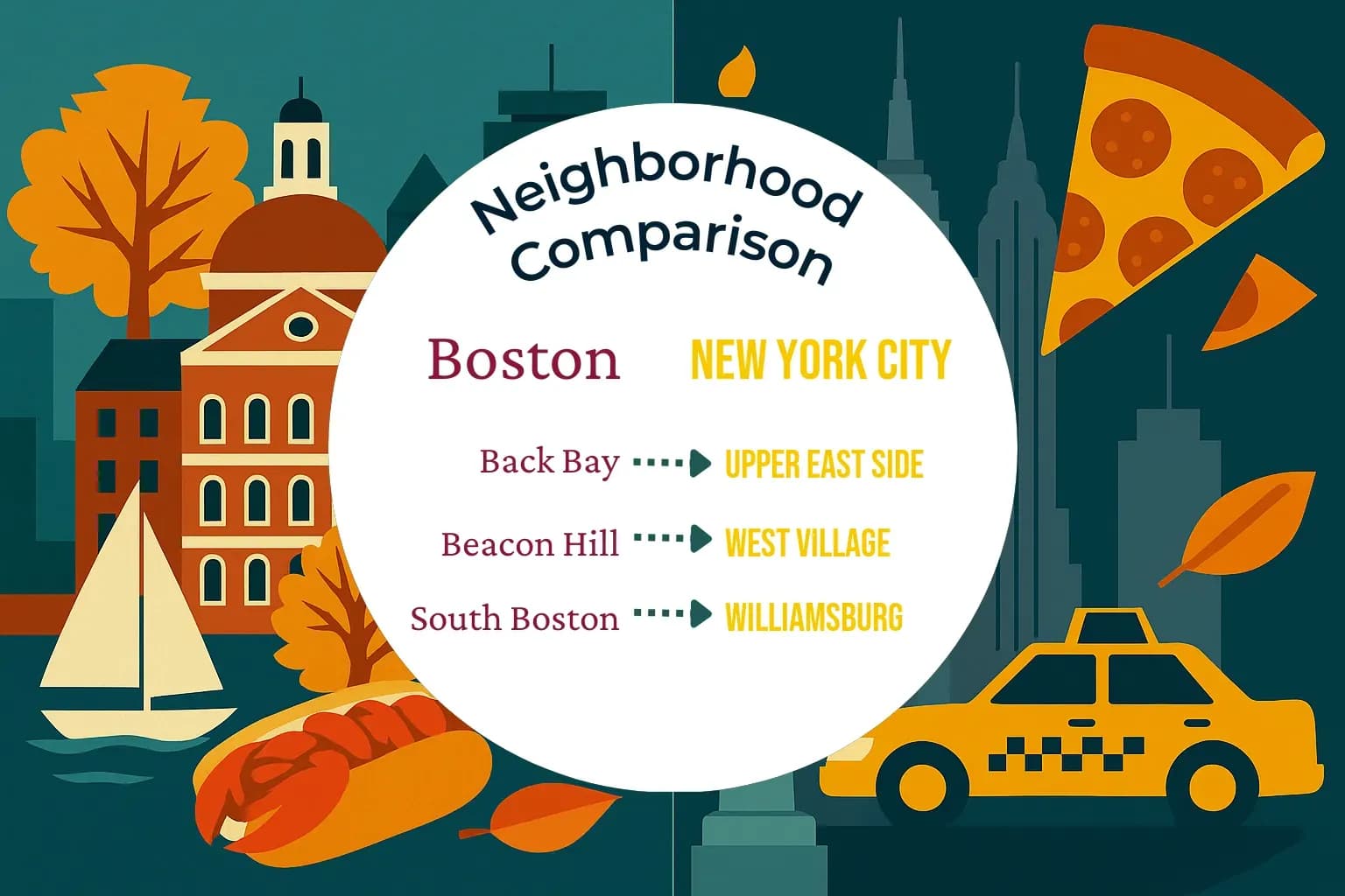 Boston vs New York City Neighborhood Comparison