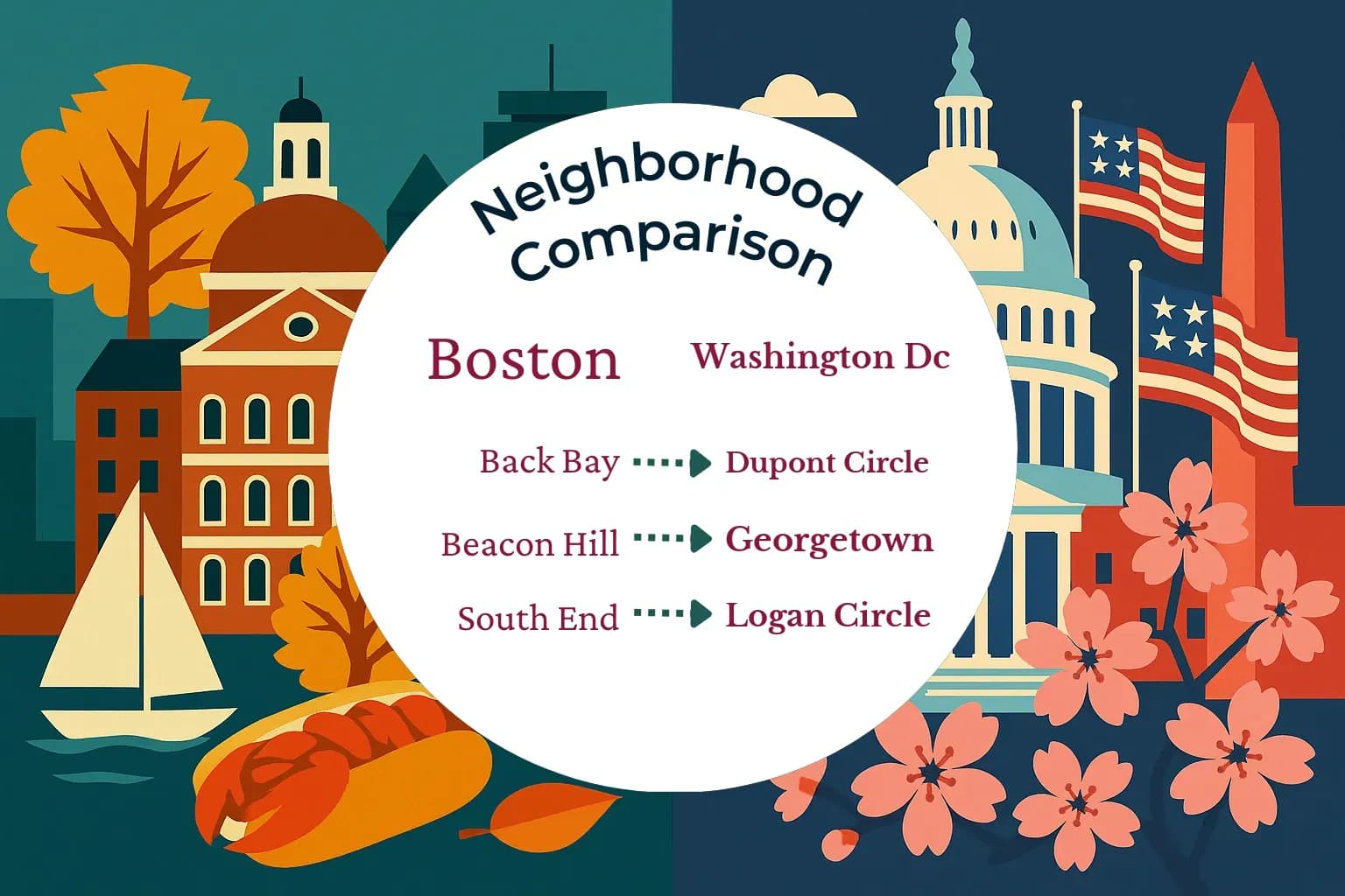 Boston vs Washington DC Neighborhood Comparison