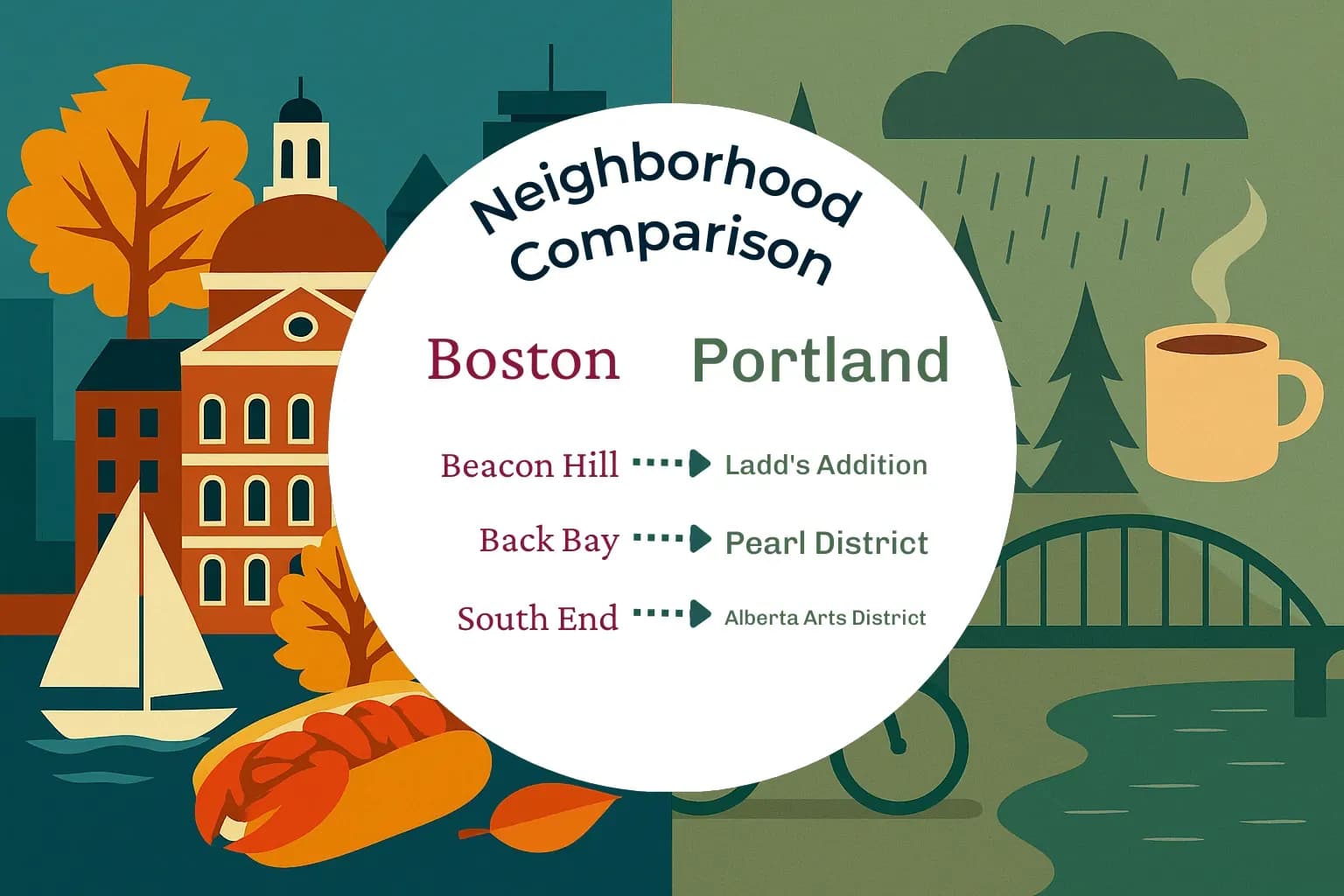 Boston vs Portland Neighborhood Comparison