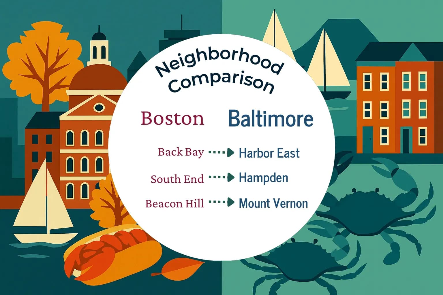 Boston vs Baltimore Neighborhood Comparison
