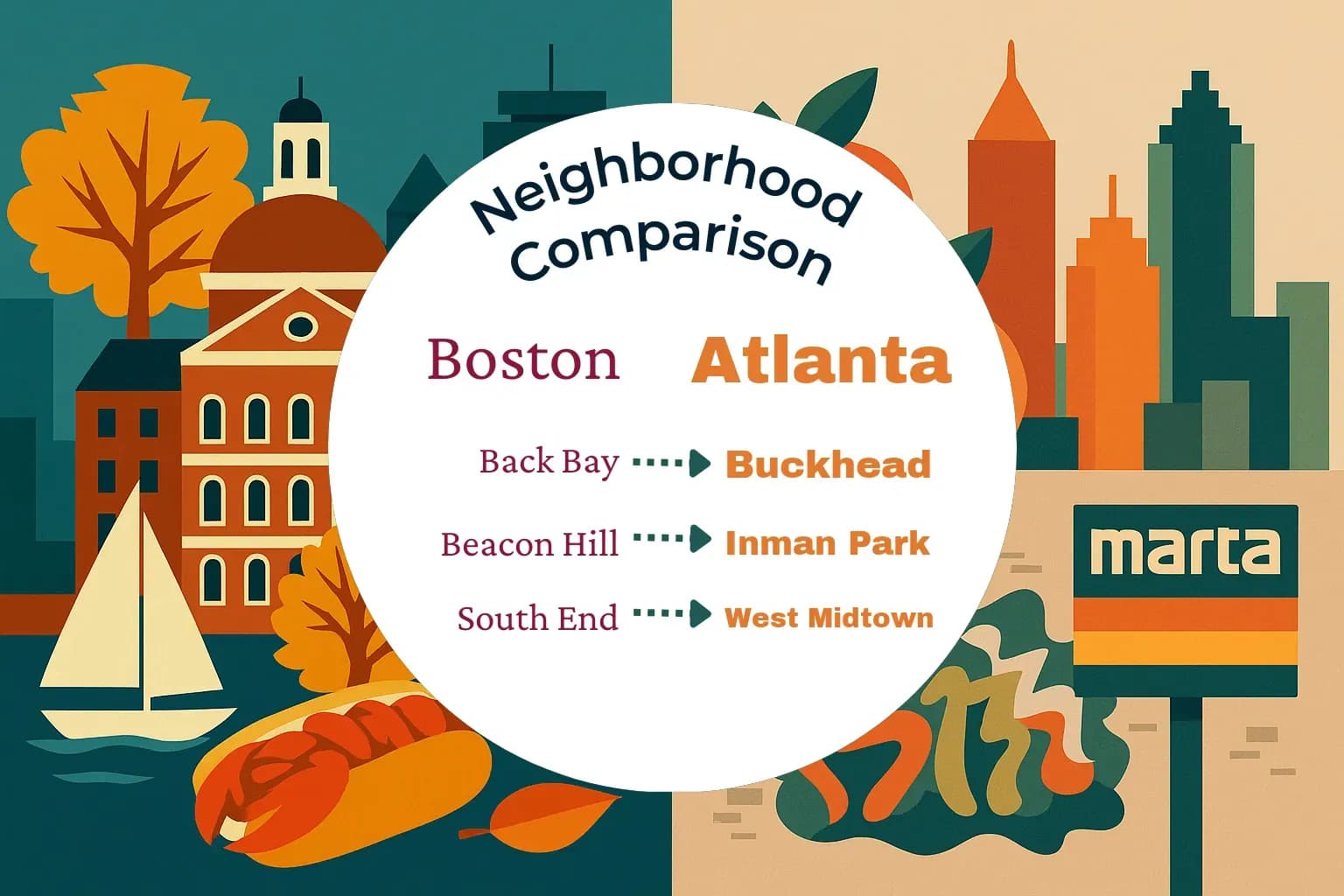 Boston vs Atlanta Neighborhood Comparison