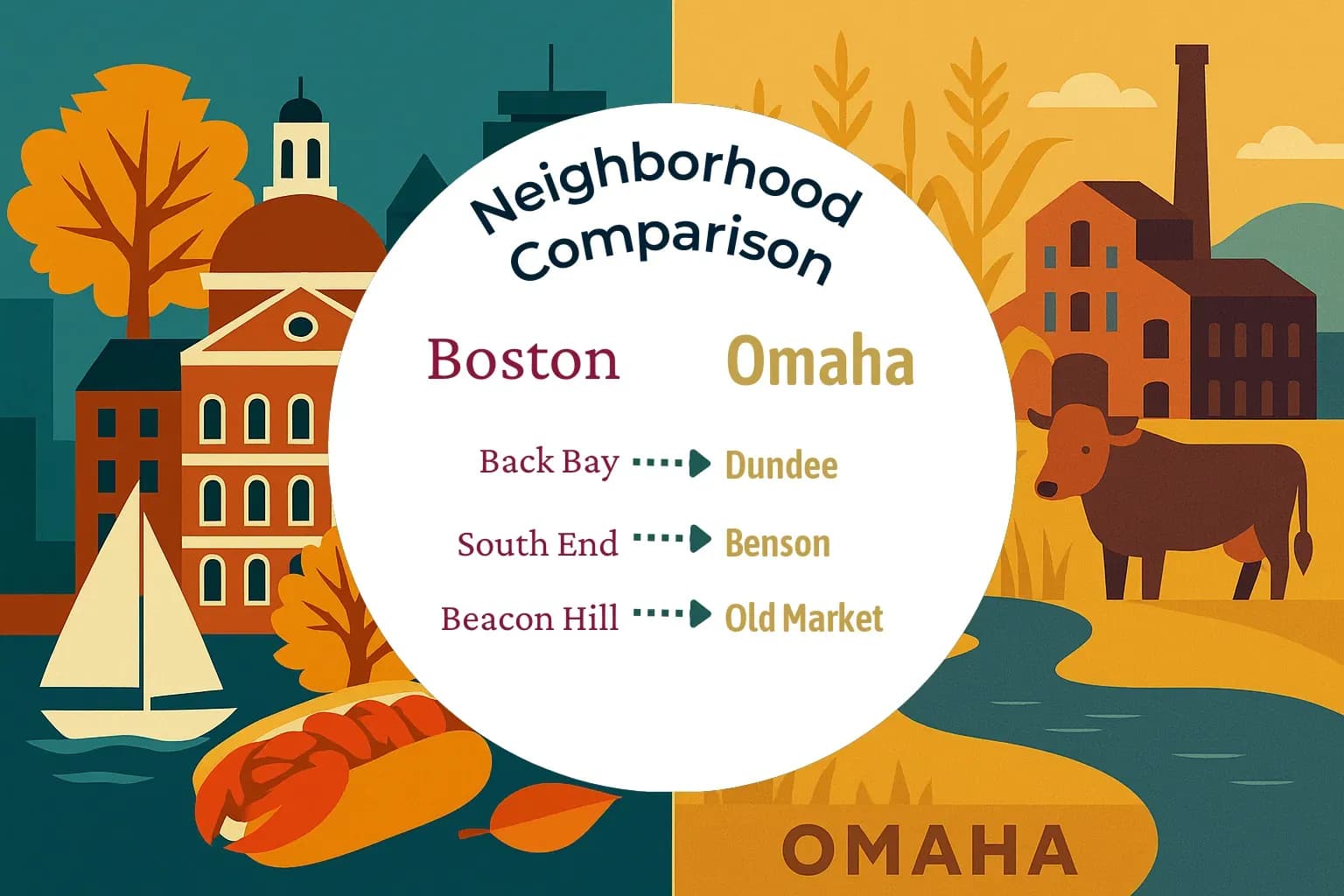 Boston vs Omaha Neighborhood Comparison