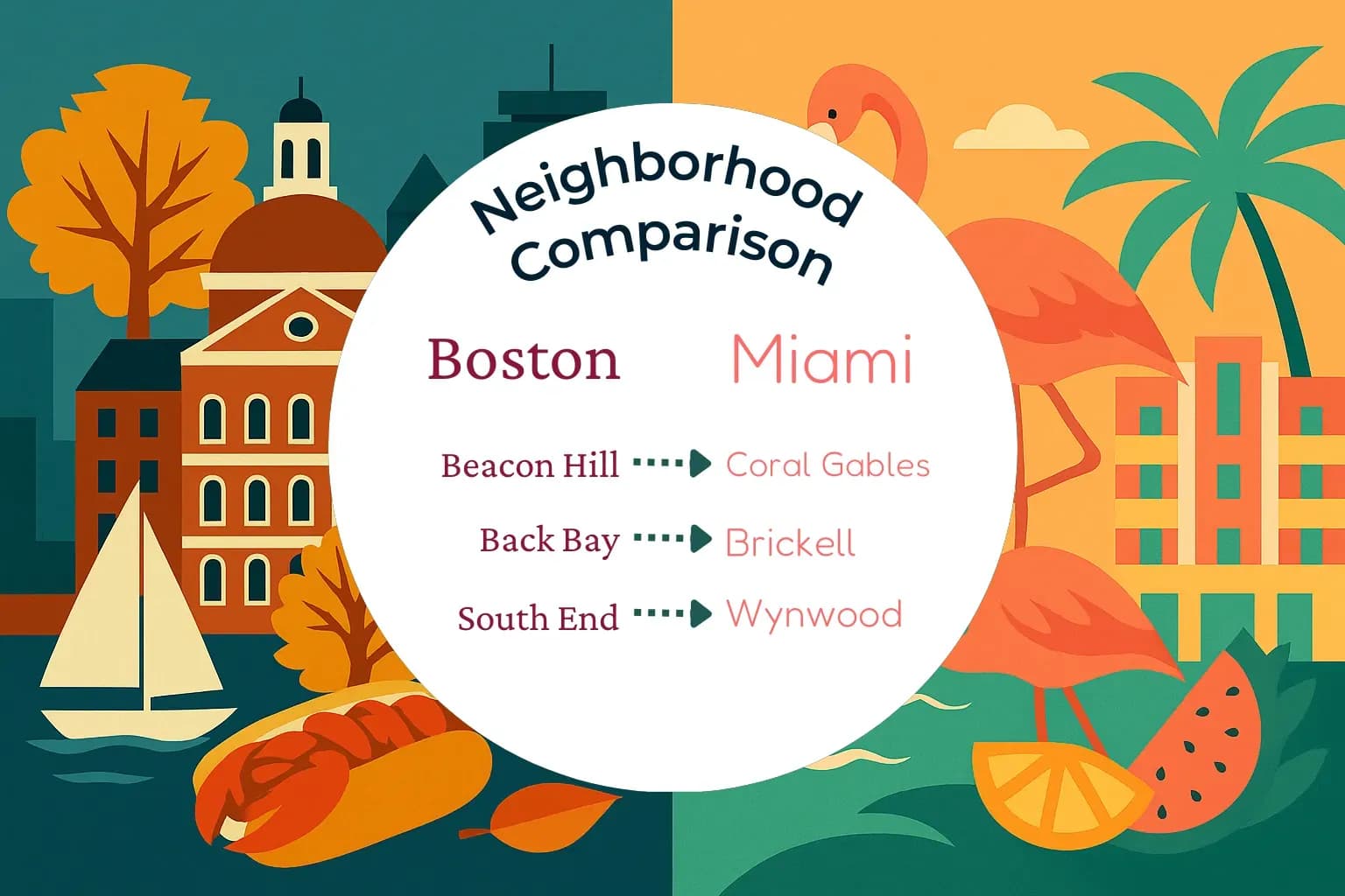 Boston vs Miami Neighborhood Comparison