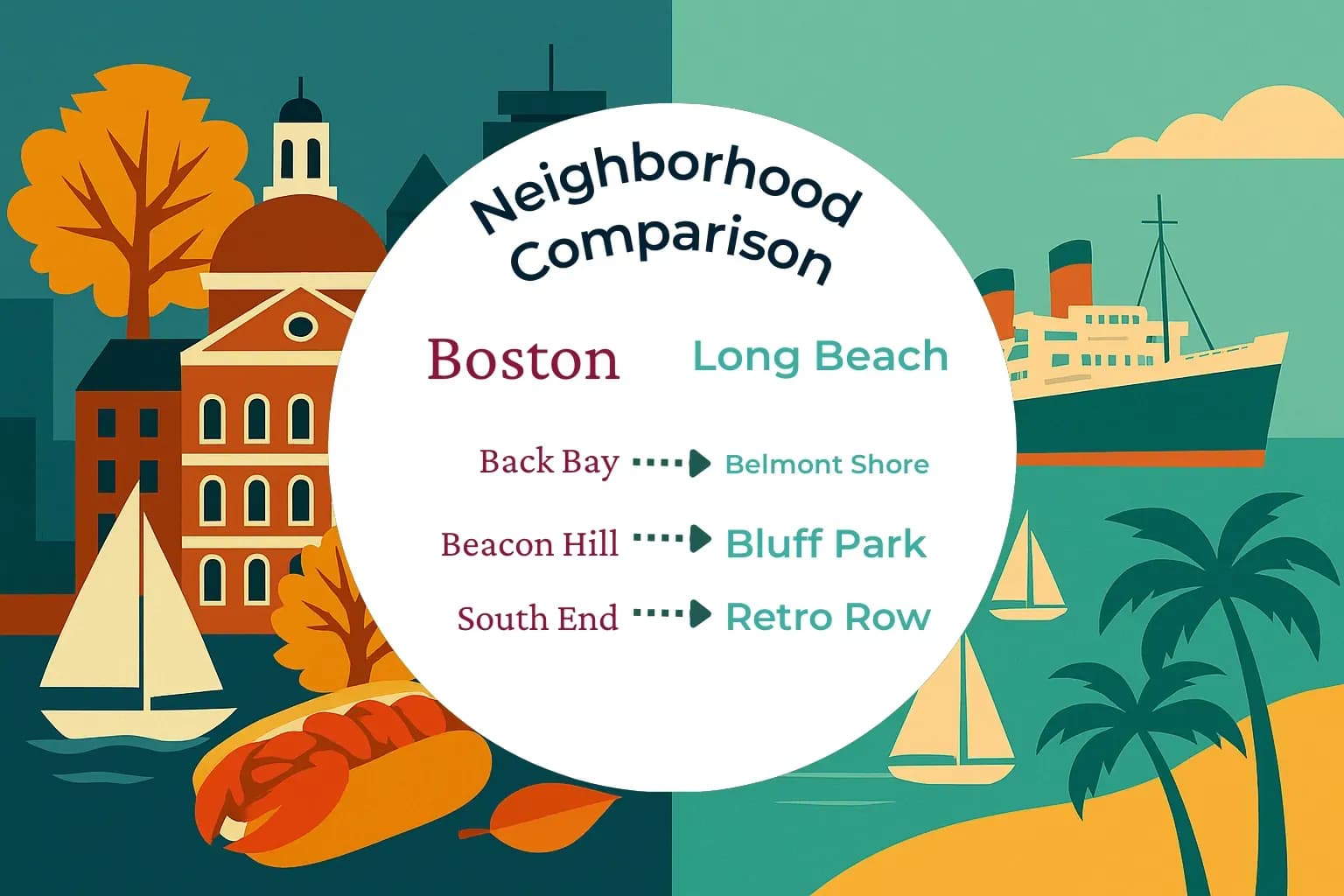 Boston vs Long Beach Neighborhood Comparison