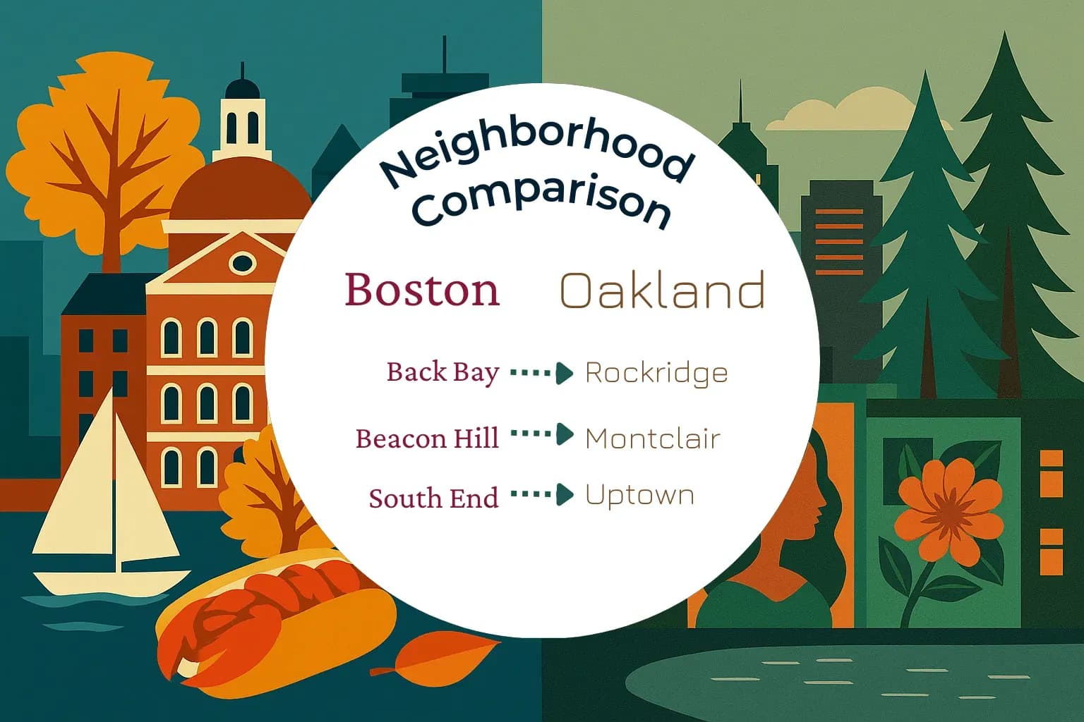 Boston vs Oakland Neighborhood Comparison