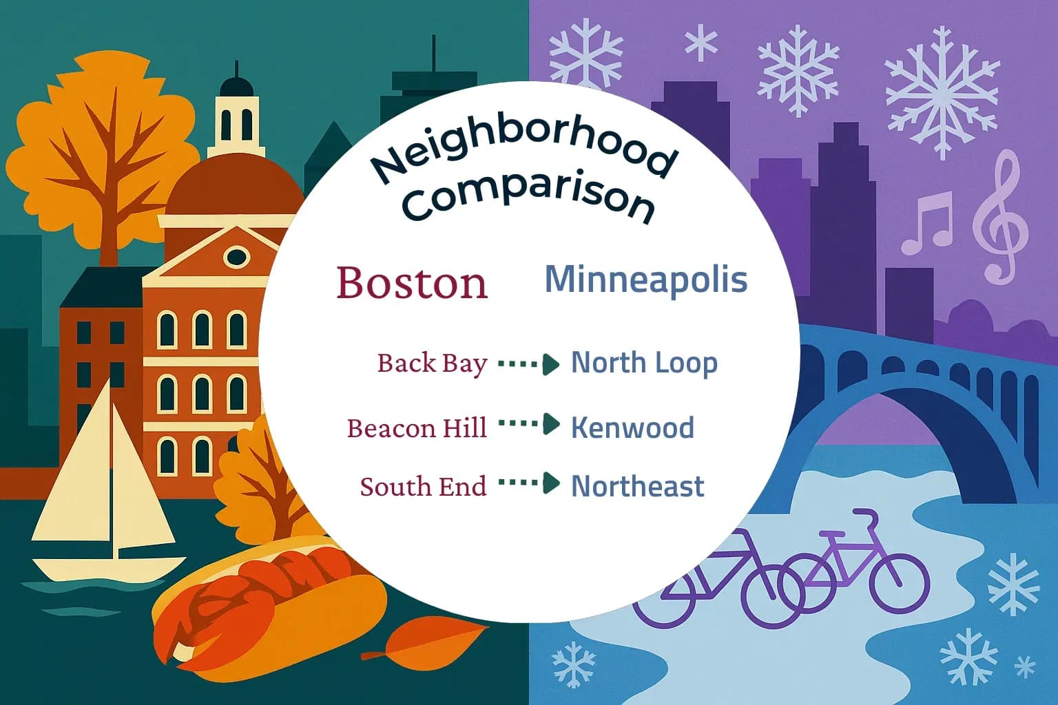 Boston vs Minneapolis Neighborhood Comparison