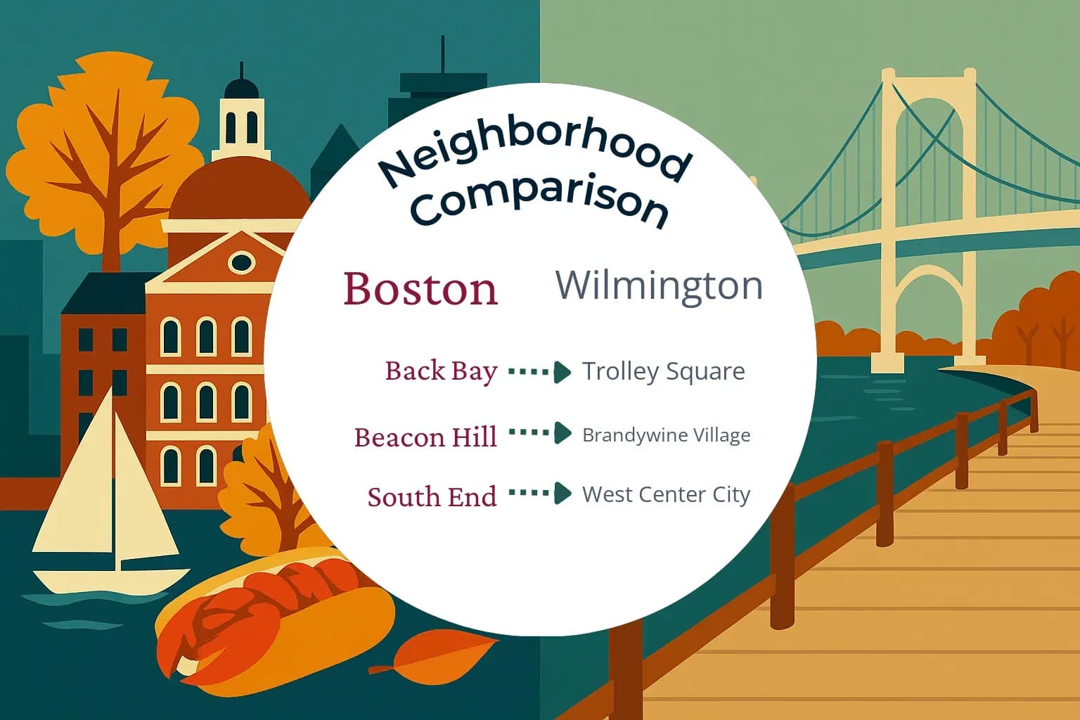 Boston vs Wilmington Neighborhood Comparison