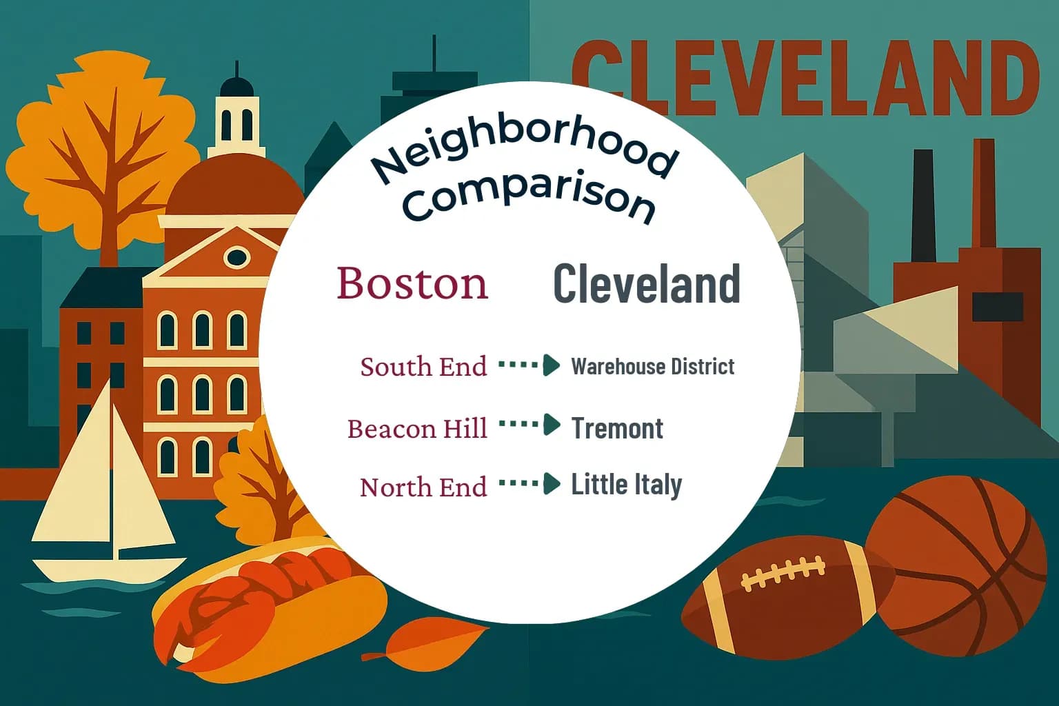 Boston vs Cleveland Neighborhood Comparison