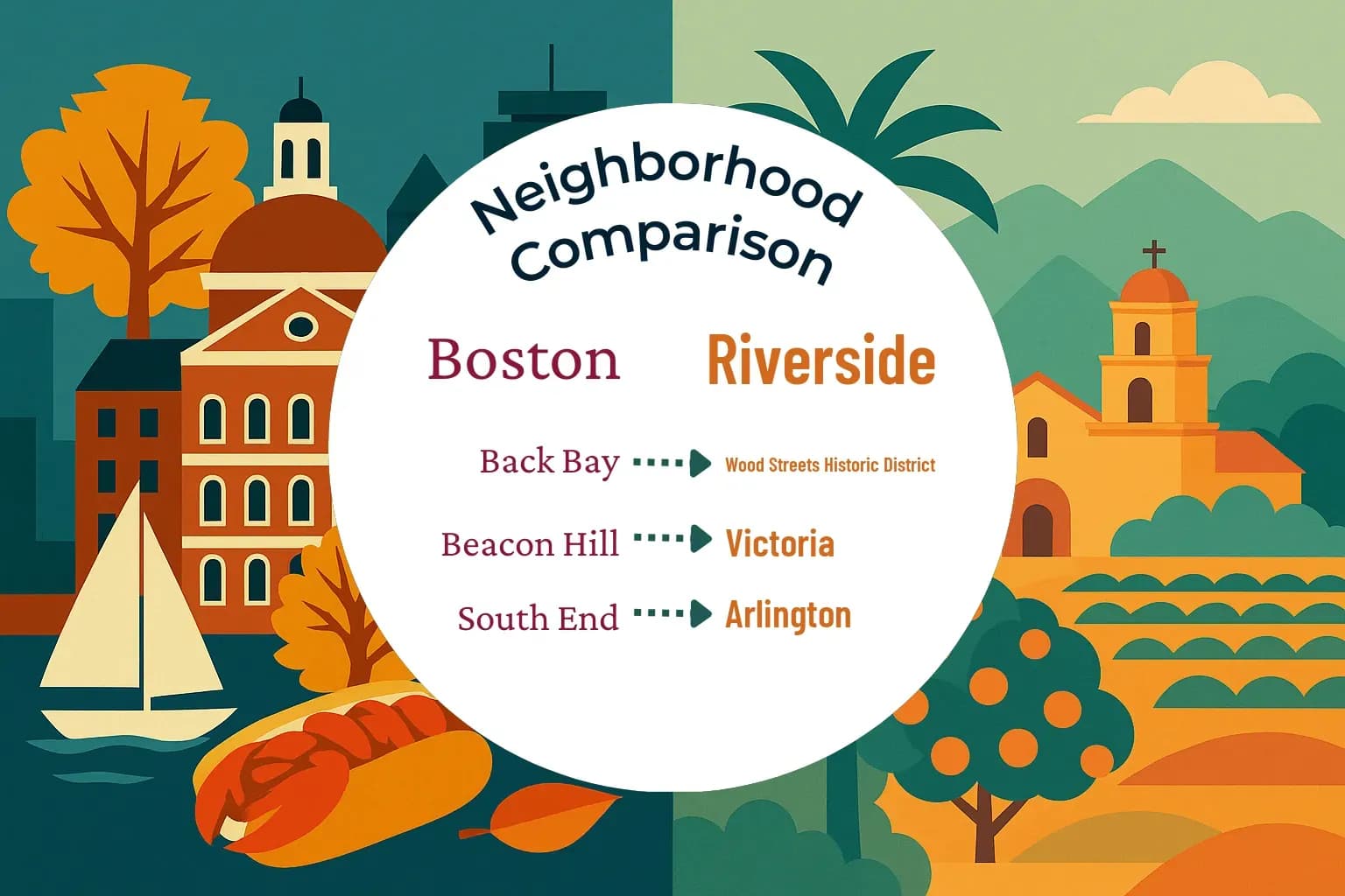 Boston vs Riverside Neighborhood Comparison