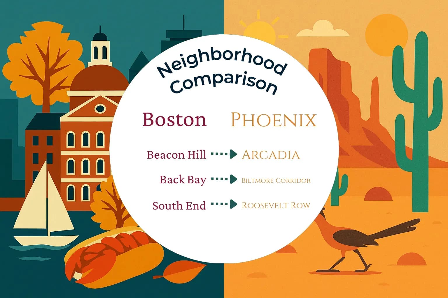 Boston vs Phoenix Neighborhood Comparison