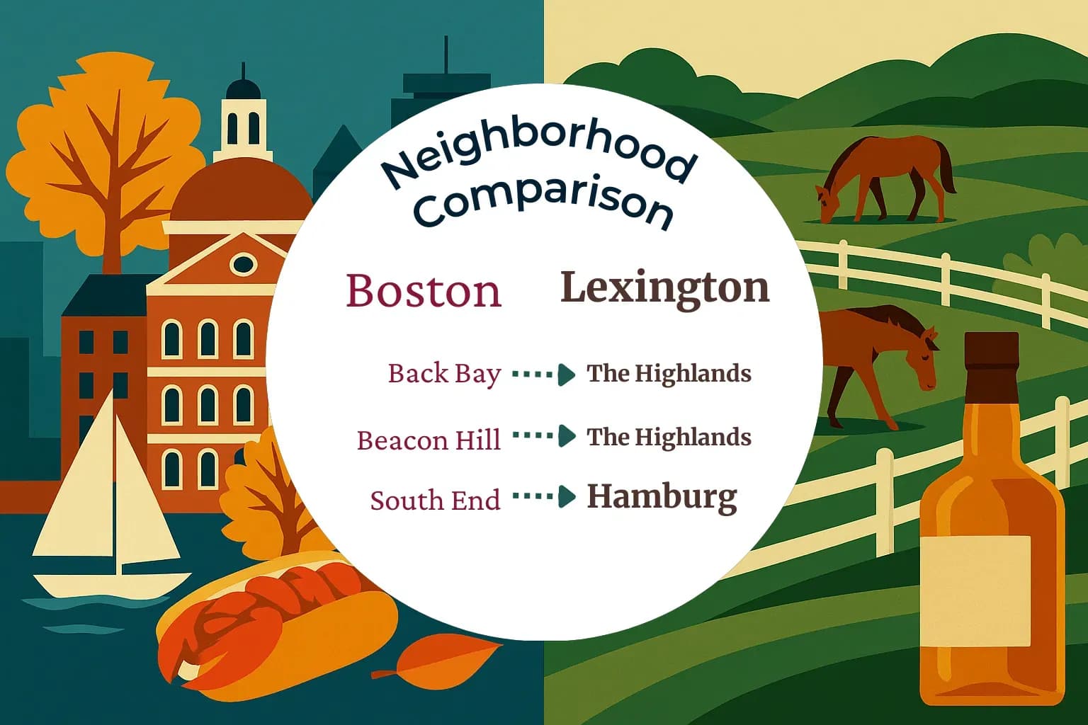 Boston vs Lexington Neighborhood Comparison