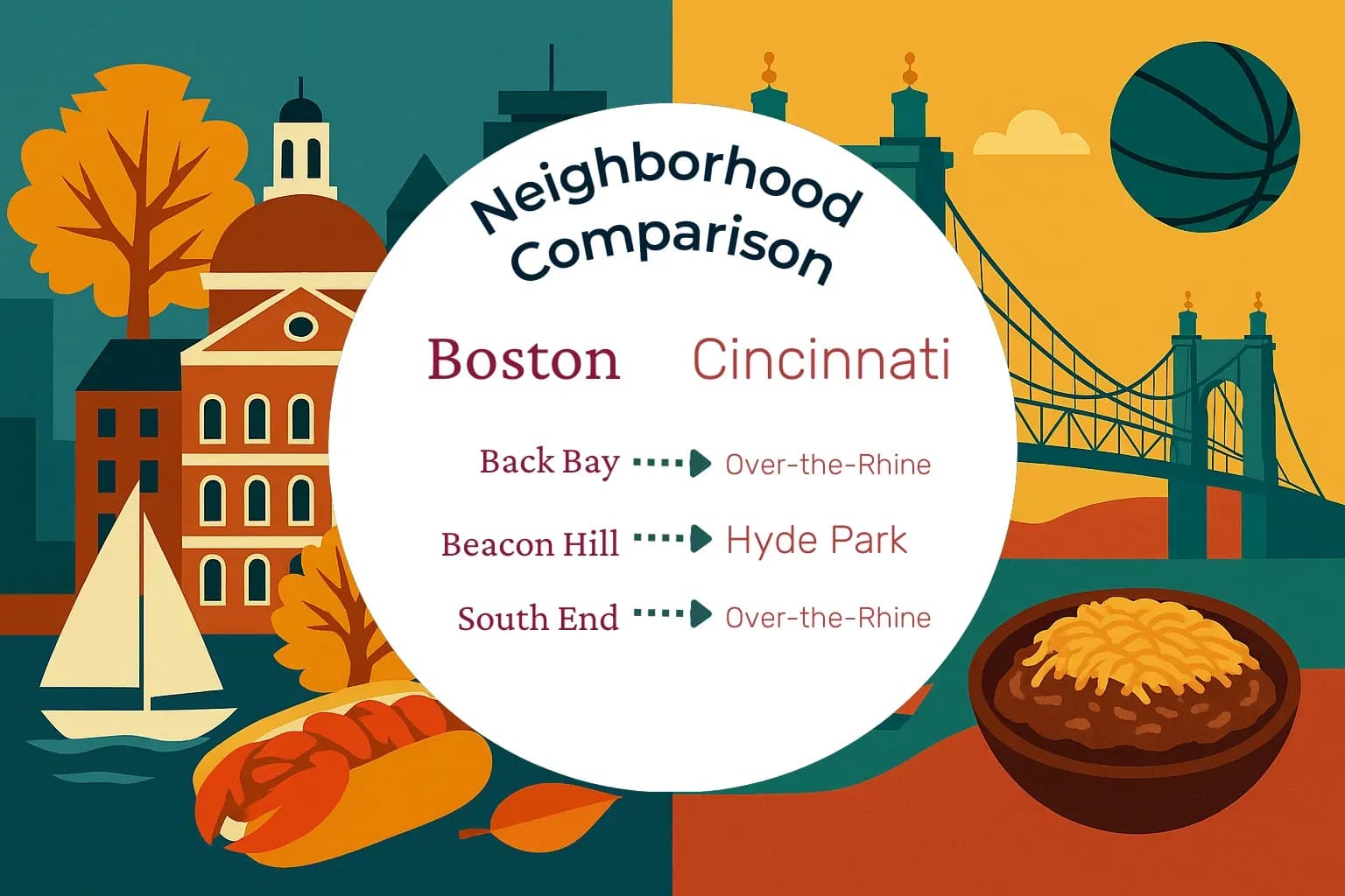 Boston vs Cincinnati Neighborhood Comparison