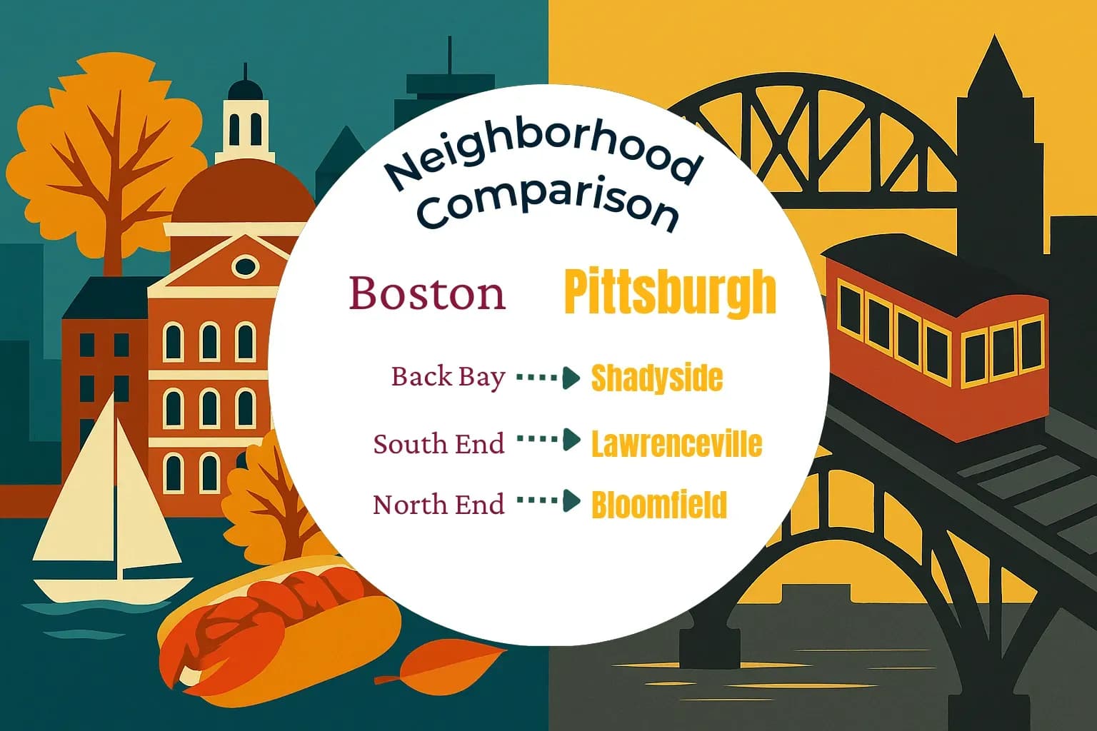 Boston vs Pittsburgh Neighborhood Comparison