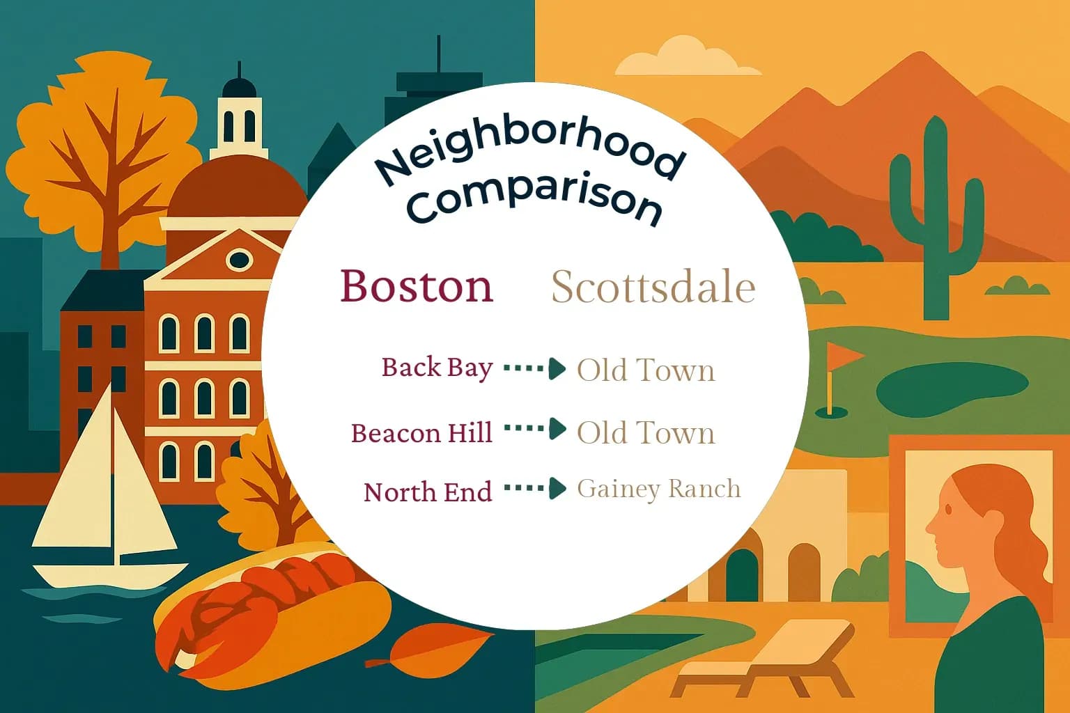 Boston vs Scottsdale Neighborhood Comparison
