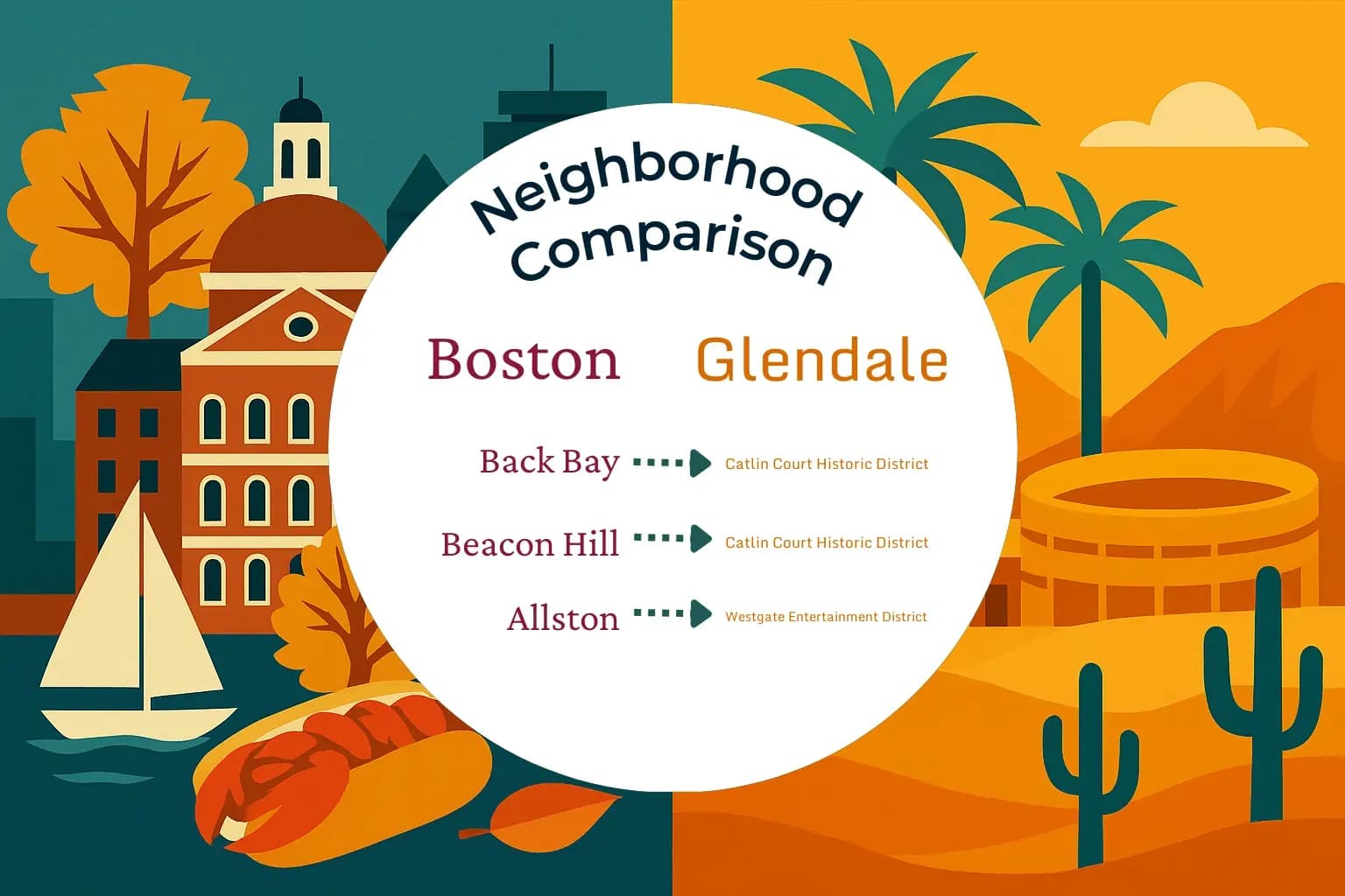 Boston vs Glendale Neighborhood Comparison