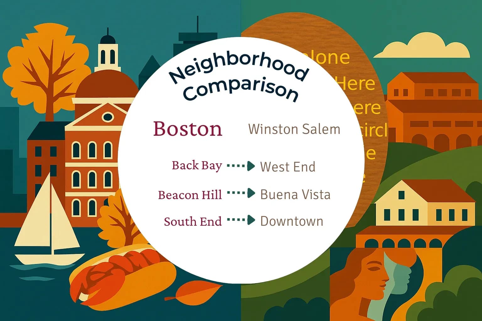 Boston vs Winston Salem Neighborhood Comparison