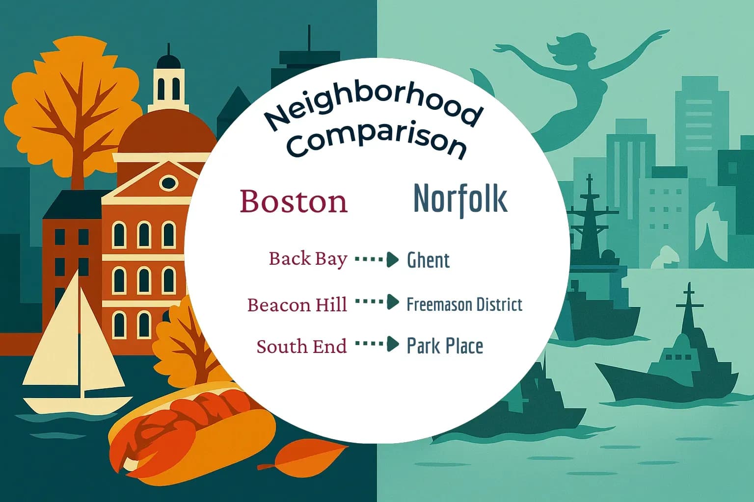 Boston vs Norfolk Neighborhood Comparison