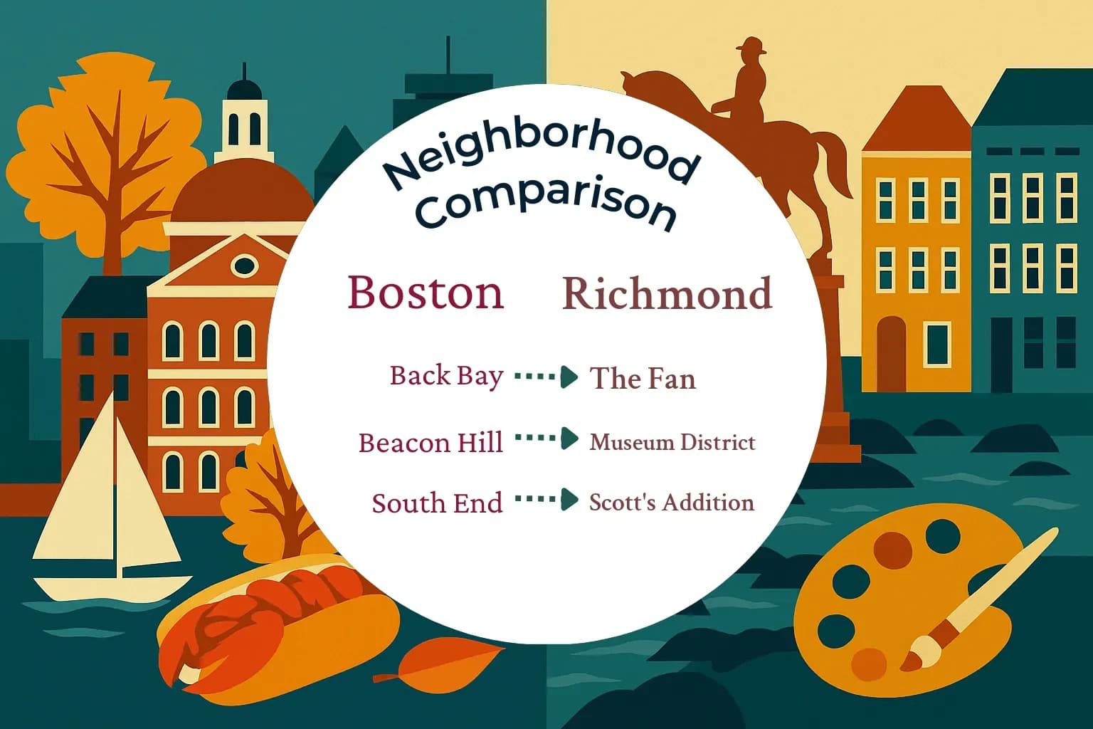 Boston vs Richmond Neighborhood Comparison