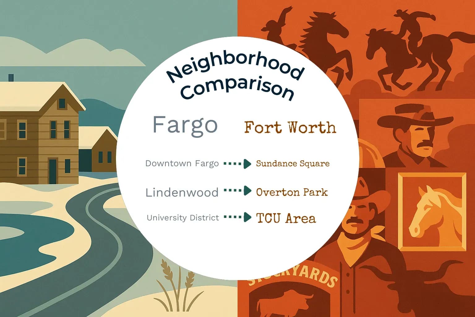 Fargo vs Fort Worth Neighborhood Comparison
