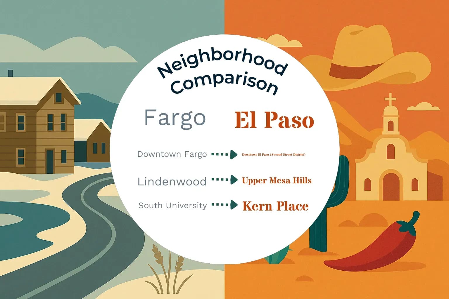 Fargo vs El Paso Neighborhood Comparison