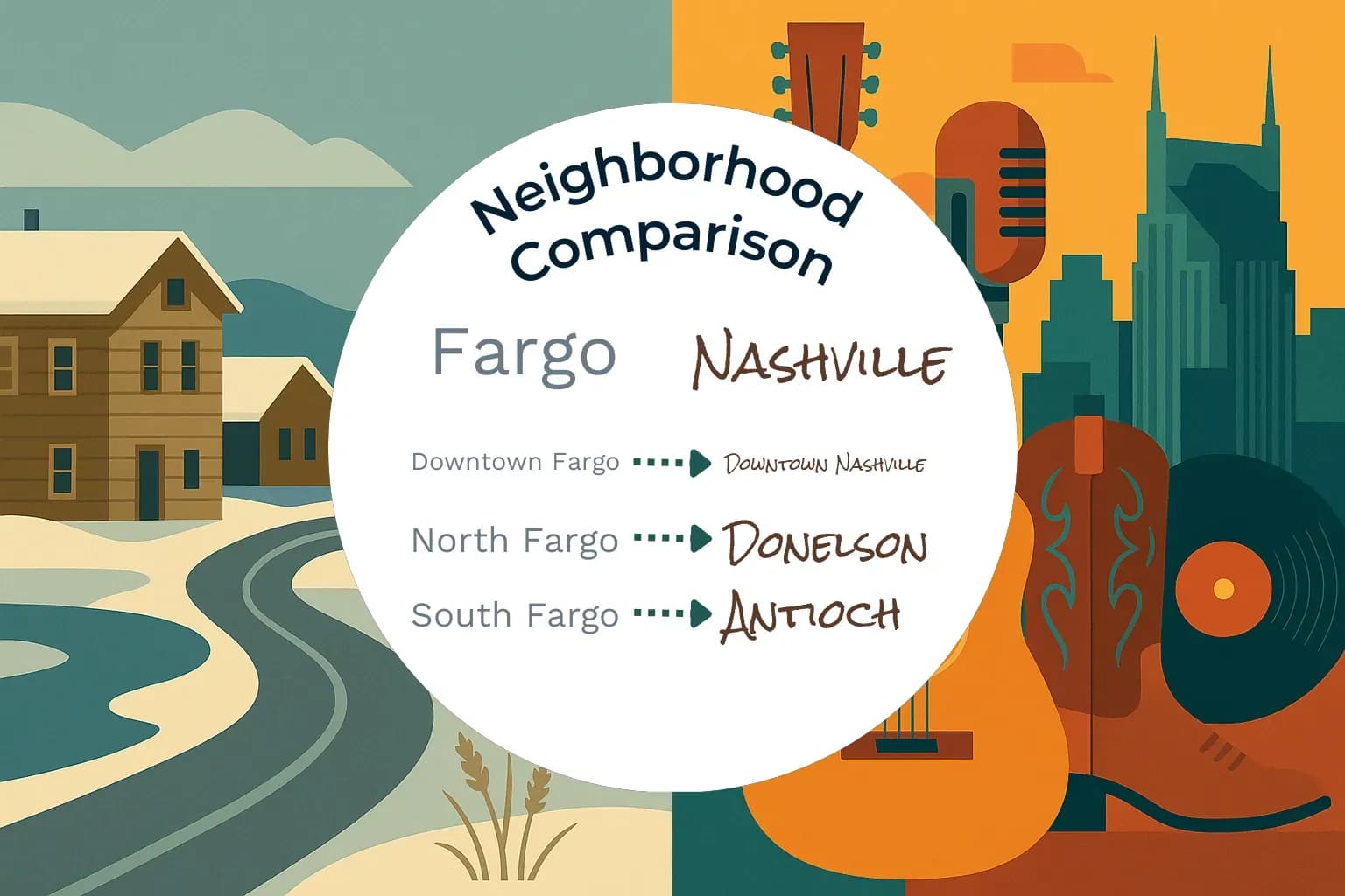 Fargo vs Nashville Neighborhood Comparison