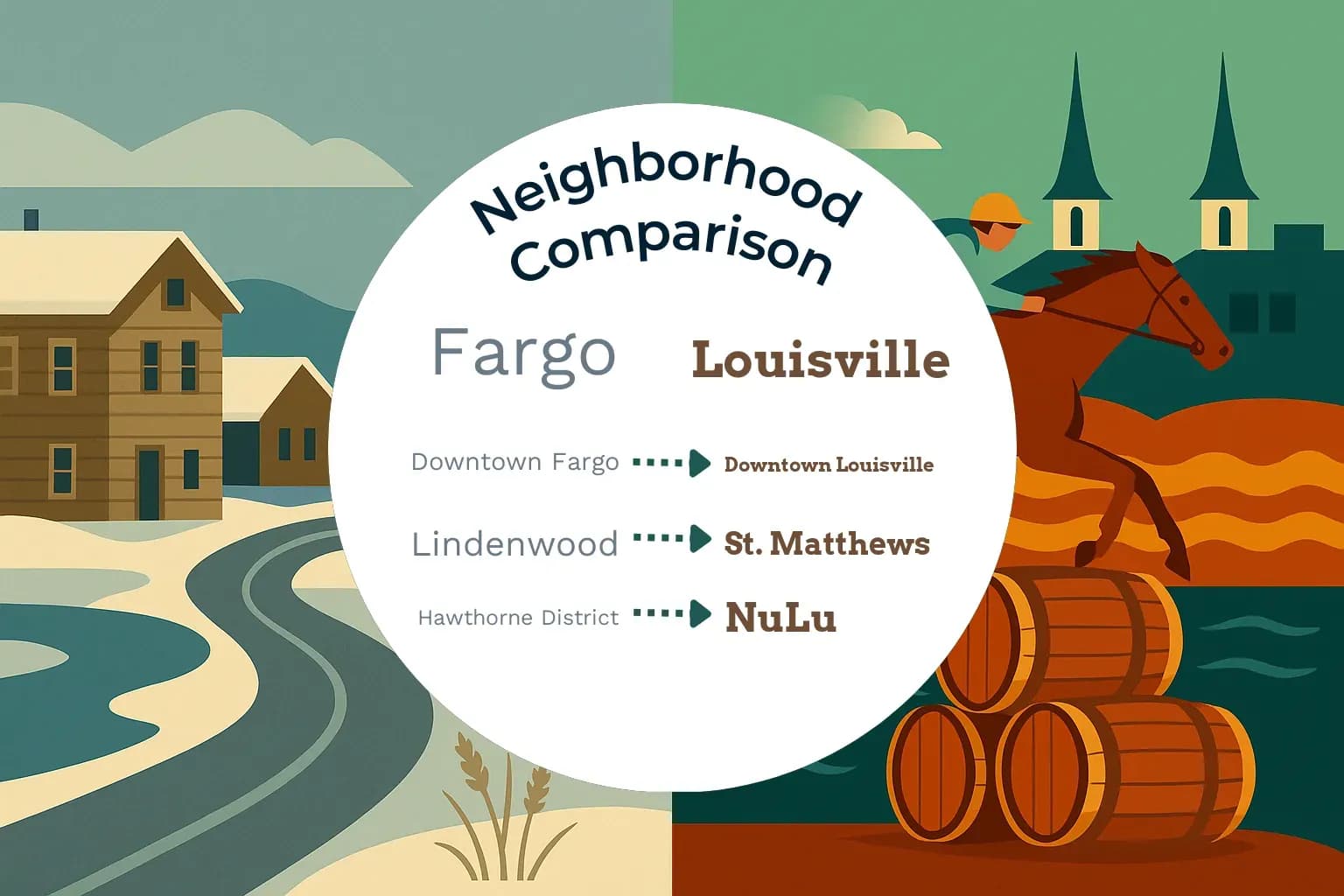 Fargo vs Louisville Neighborhood Comparison