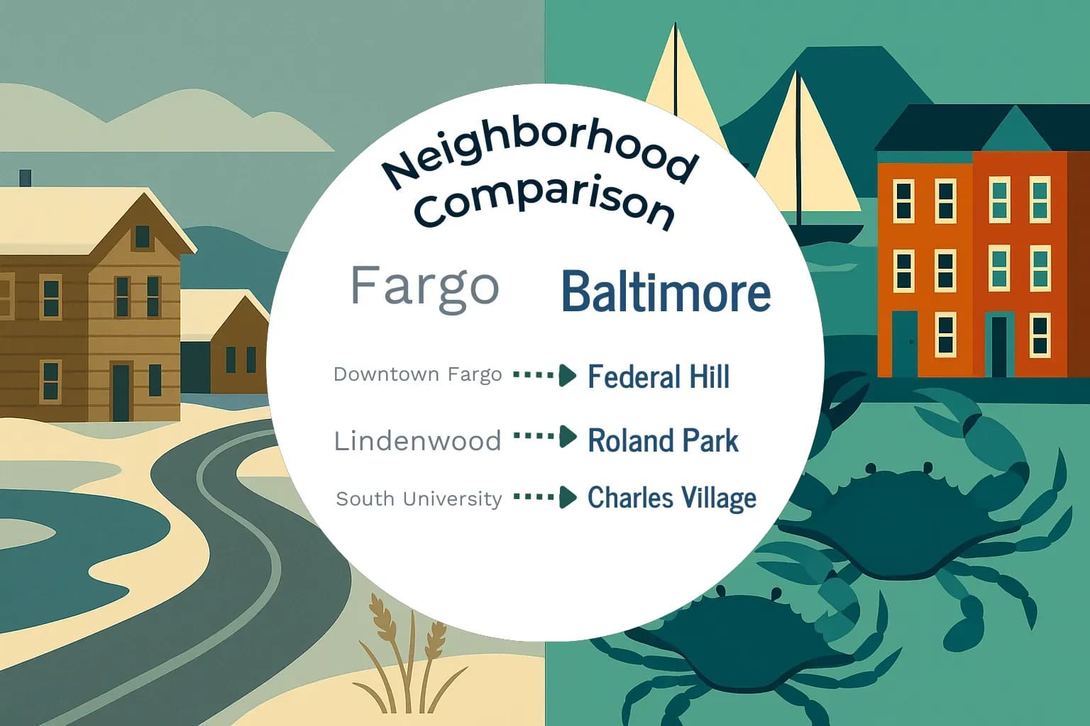 Fargo vs Baltimore Neighborhood Comparison