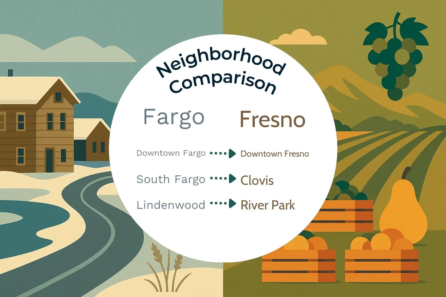 Fargo vs Fresno Neighborhood Comparison