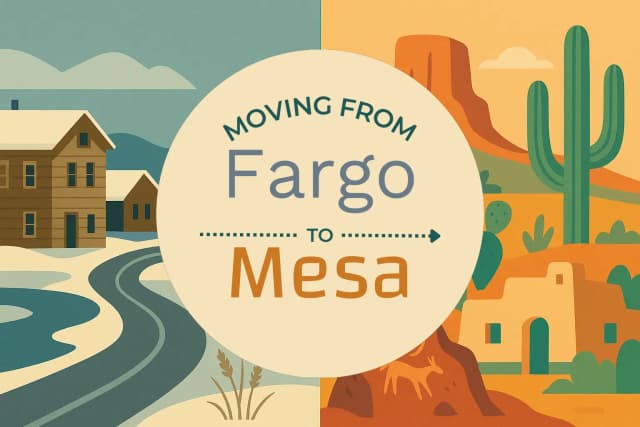 Moving from Fargo to Mesa