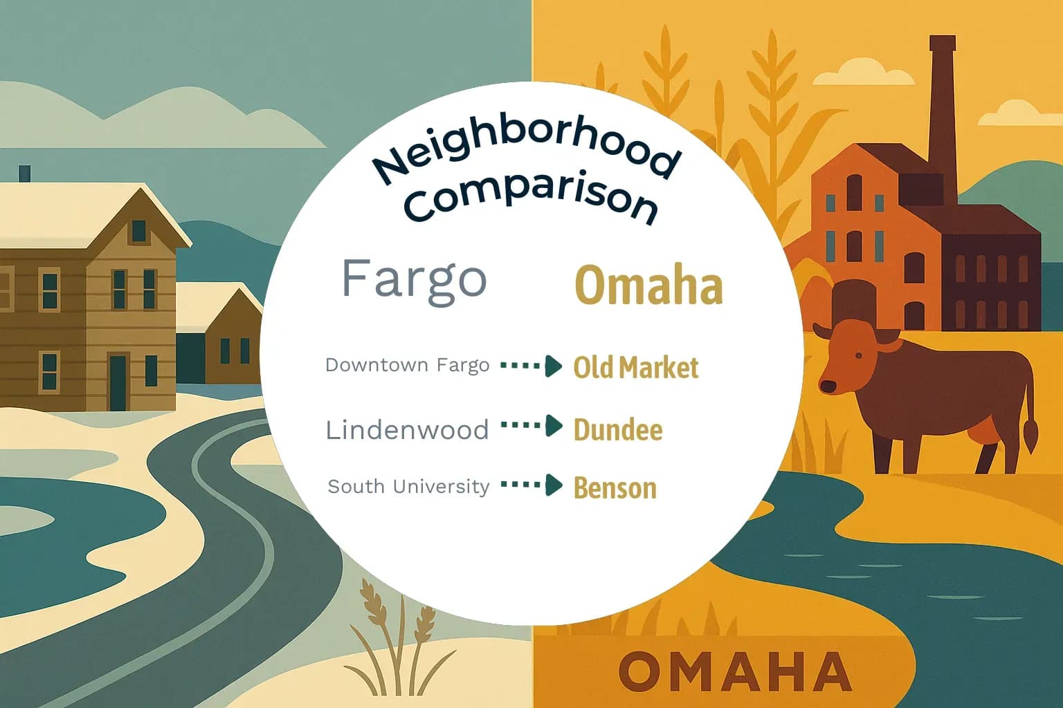 Fargo vs Omaha Neighborhood Comparison