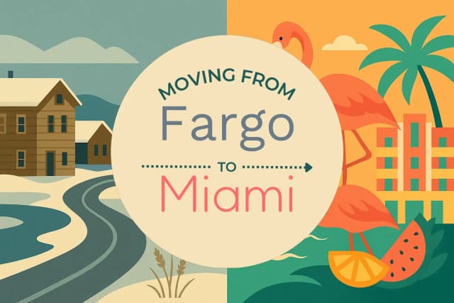 Moving from Fargo to Miami