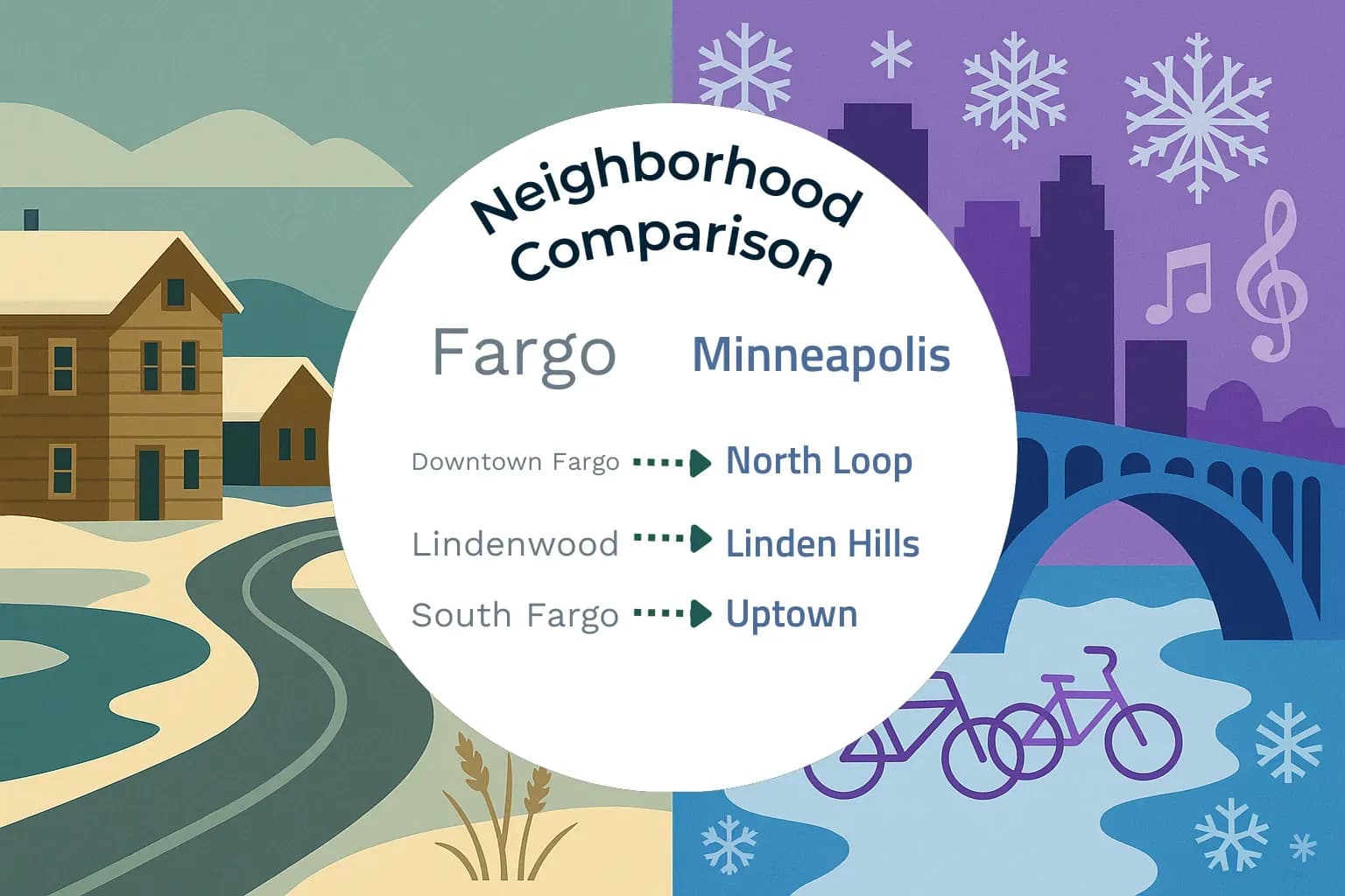 Fargo vs Minneapolis Neighborhood Comparison
