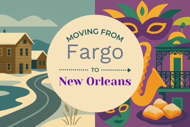 Moving from Fargo to New Orleans