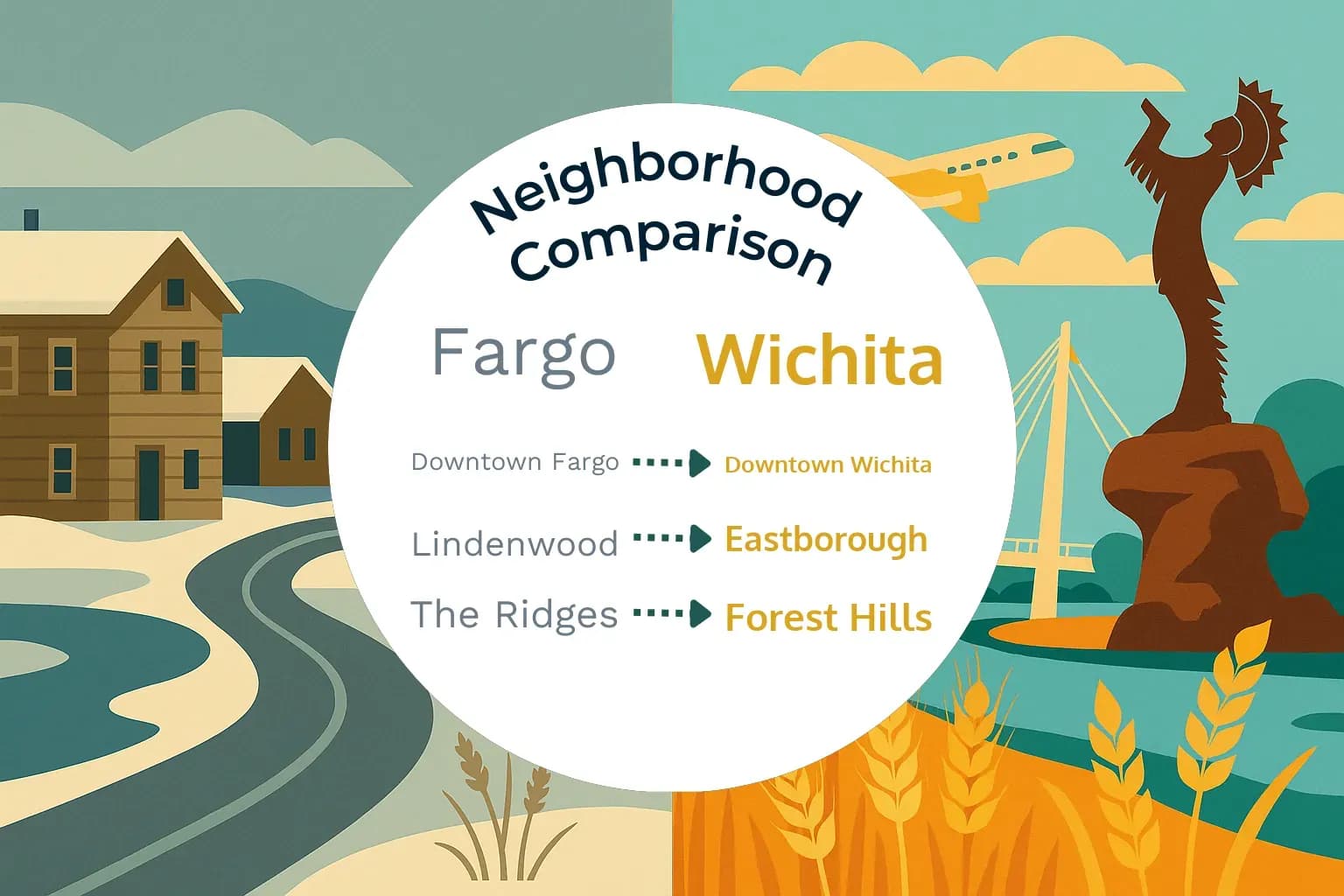 Fargo vs Wichita Neighborhood Comparison