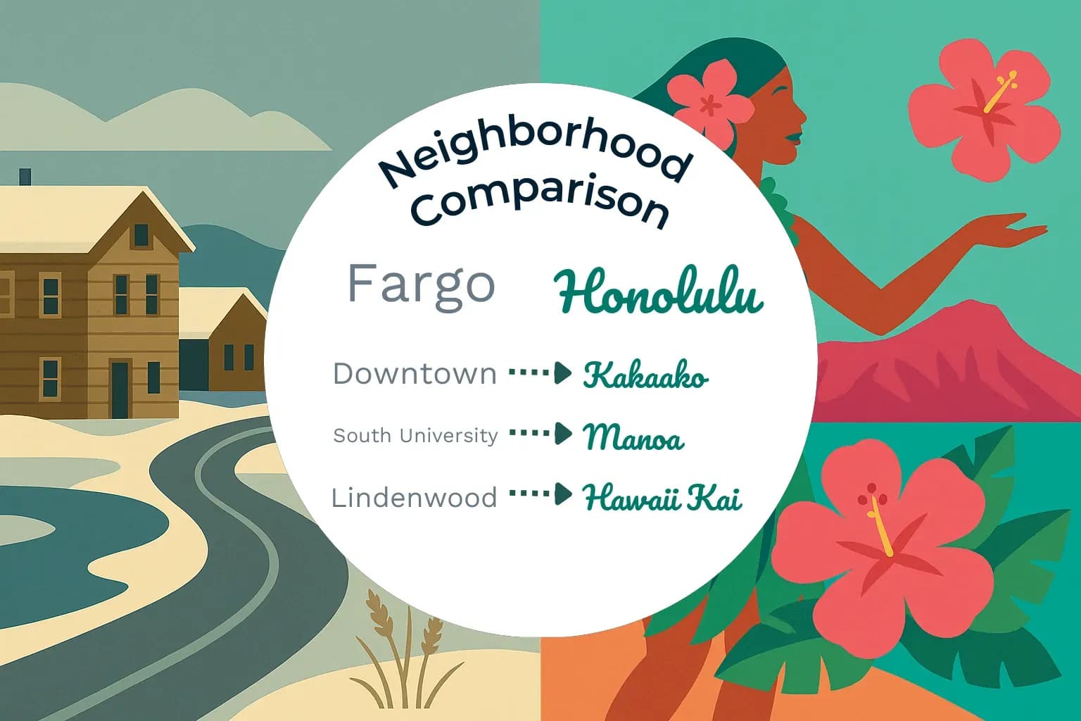 Fargo vs Honolulu Neighborhood Comparison