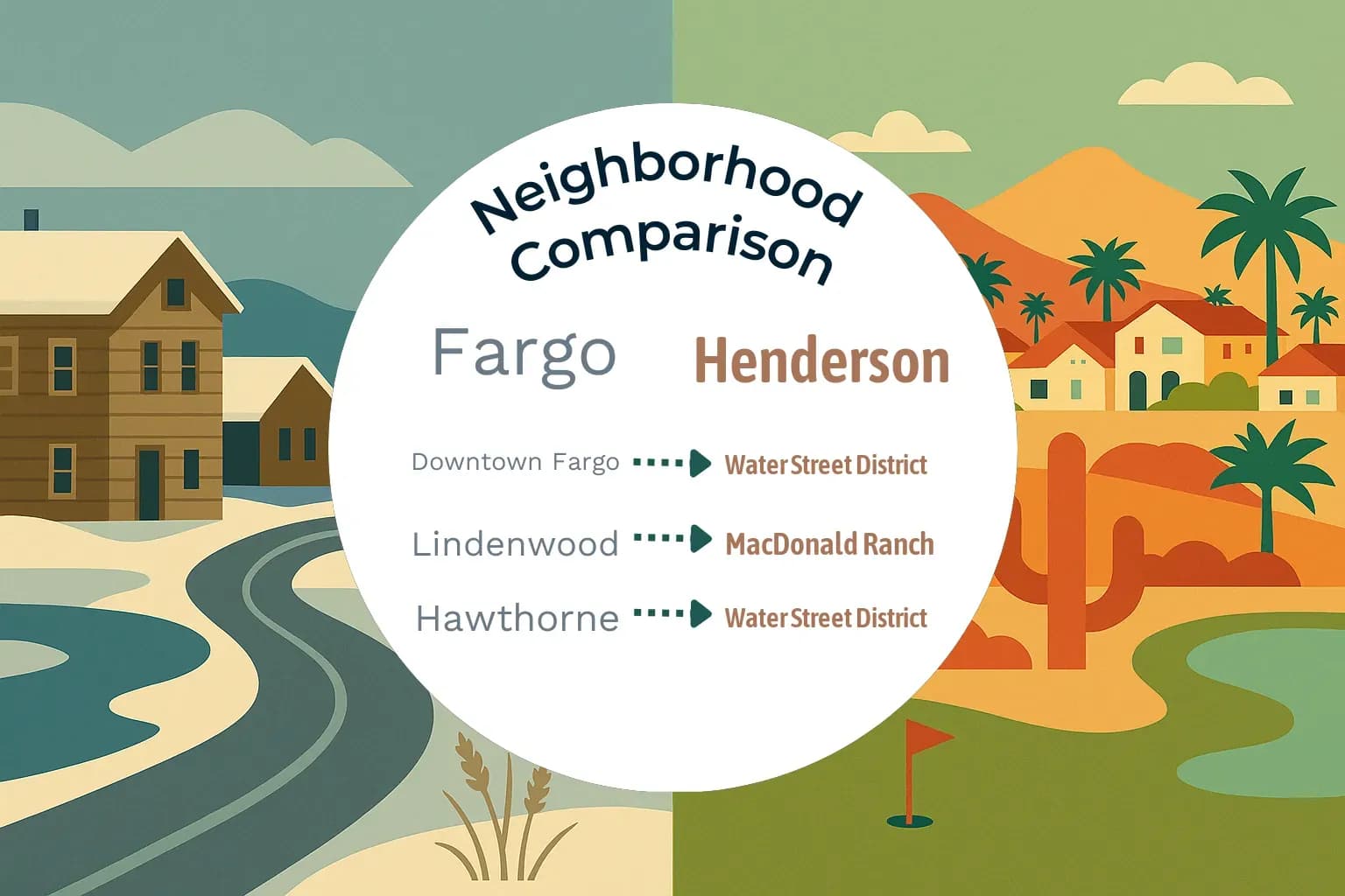 Fargo vs Henderson Neighborhood Comparison