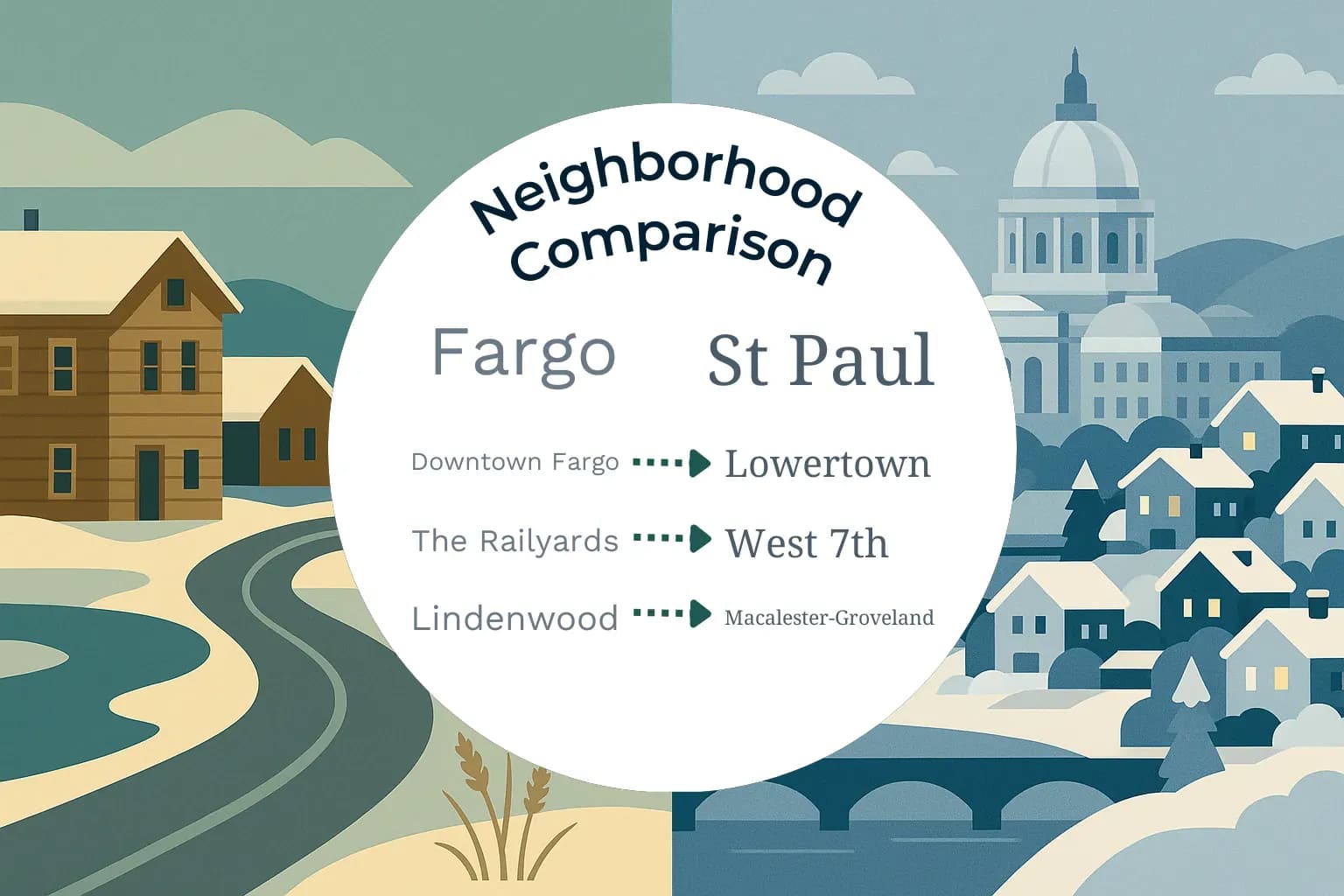 Fargo vs St. Paul Neighborhood Comparison