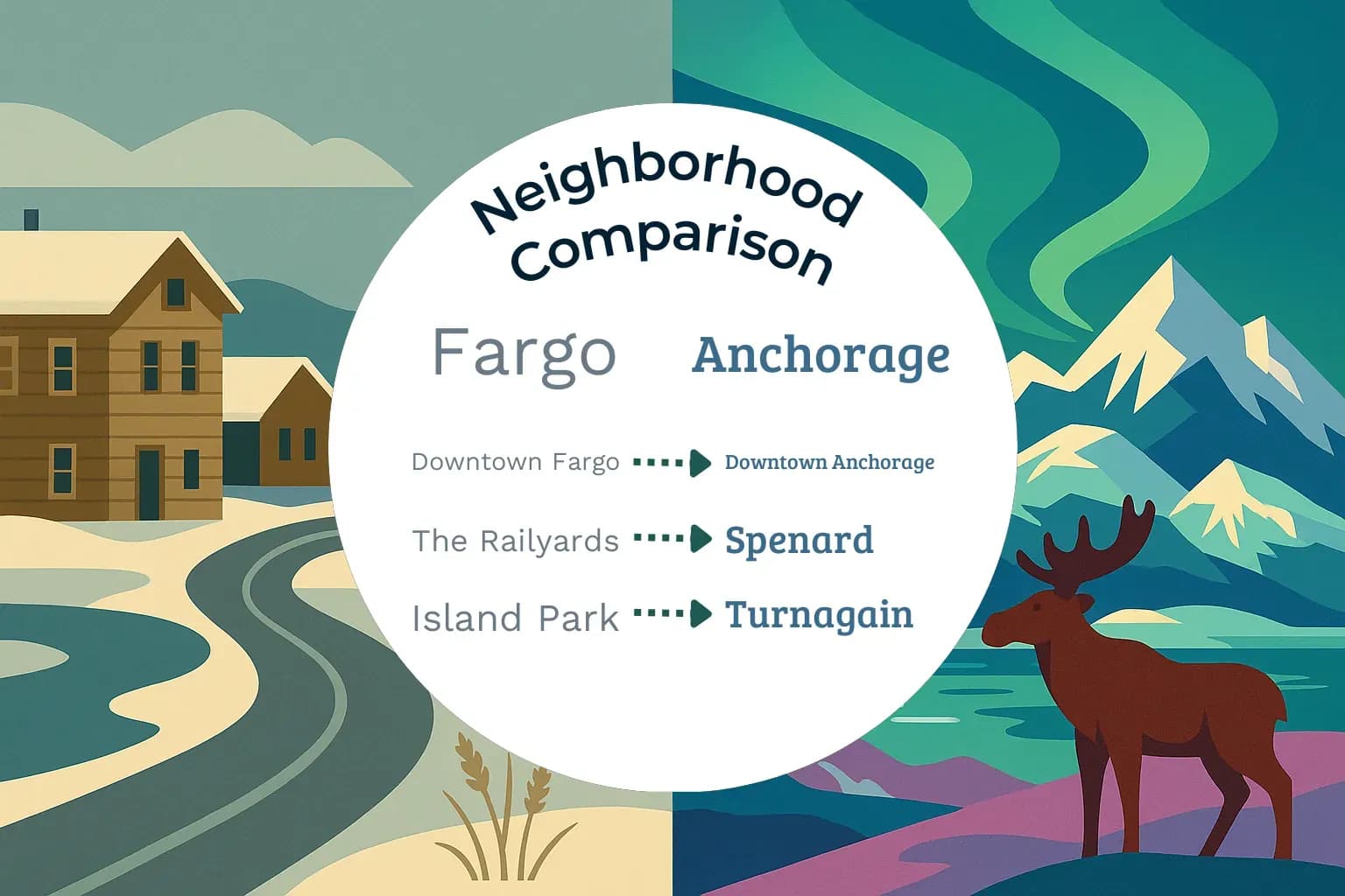 Fargo vs Anchorage Neighborhood Comparison