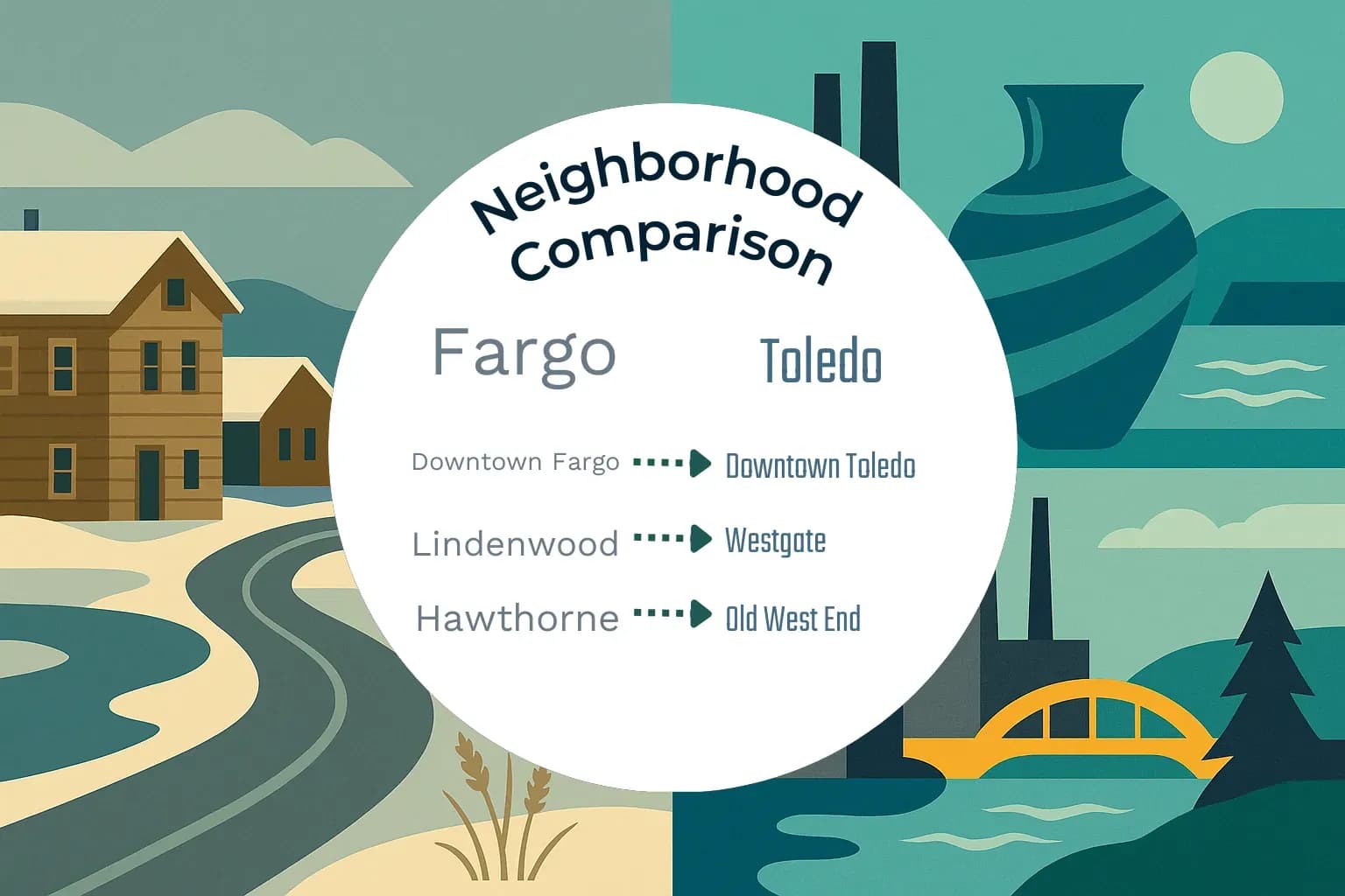 Fargo vs Toledo Neighborhood Comparison