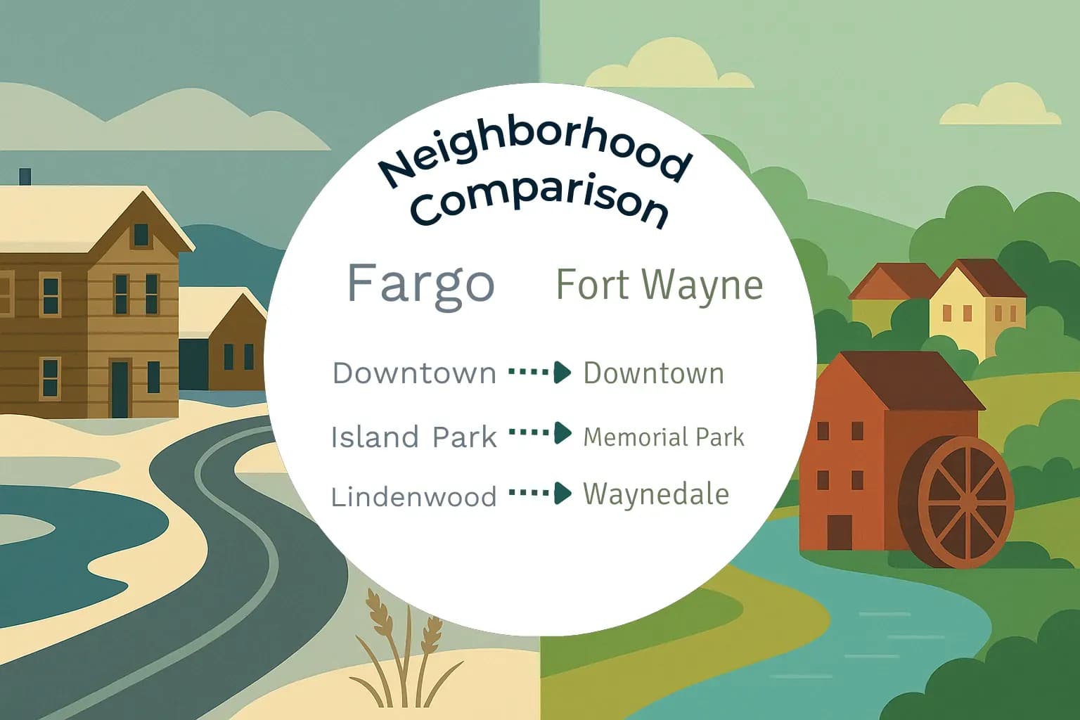 Fargo vs Fort Wayne Neighborhood Comparison