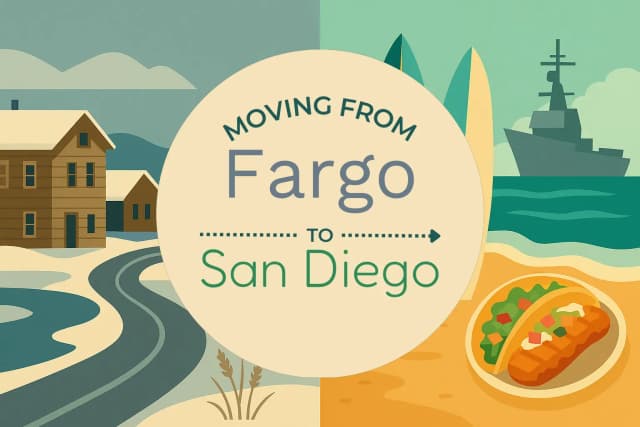 Moving from Fargo to San Diego