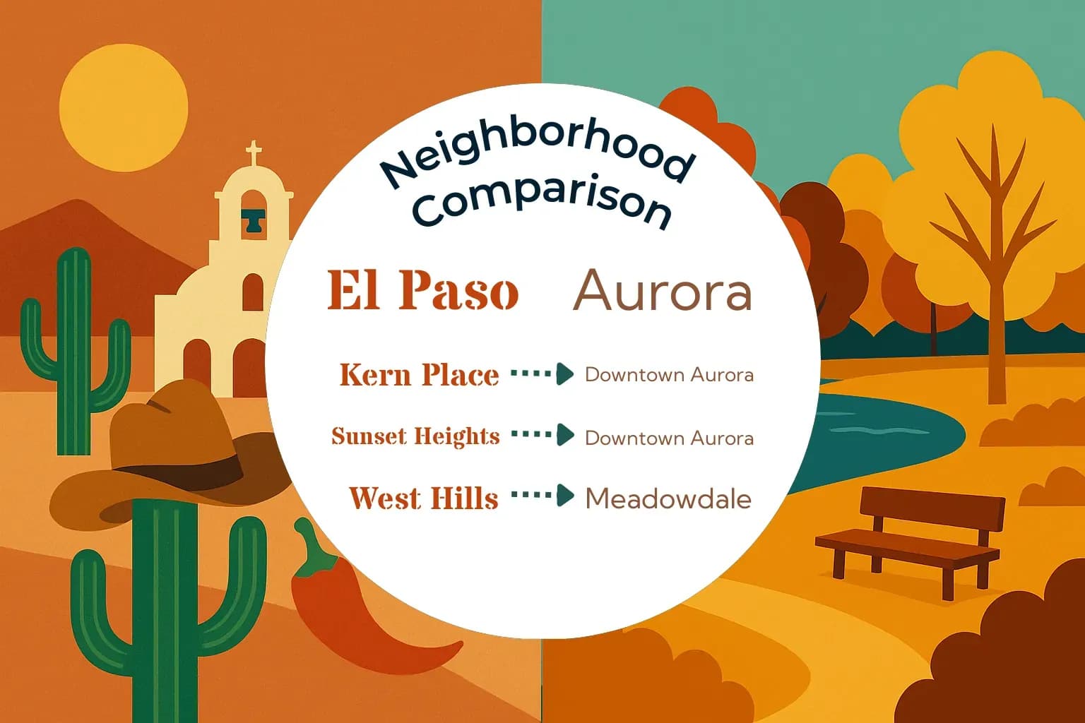 El Paso vs Aurora Neighborhood Comparison
