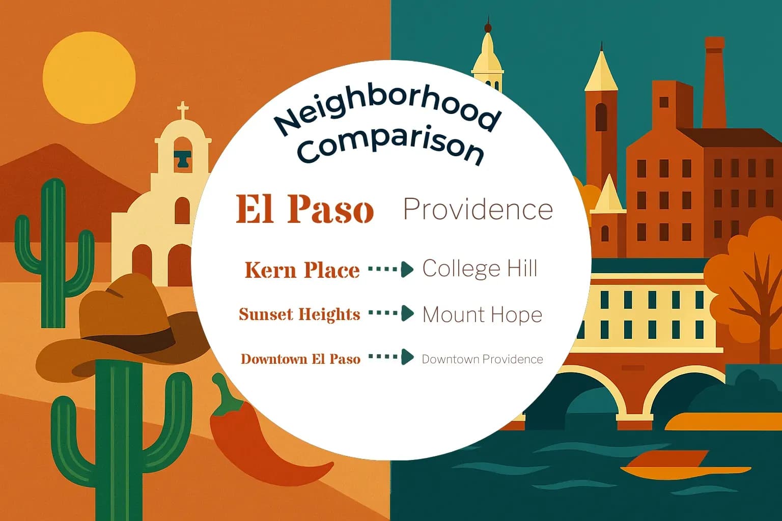 El Paso vs Providence Neighborhood Comparison