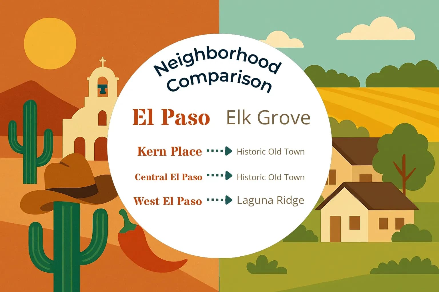 El Paso vs Elk Grove Neighborhood Comparison