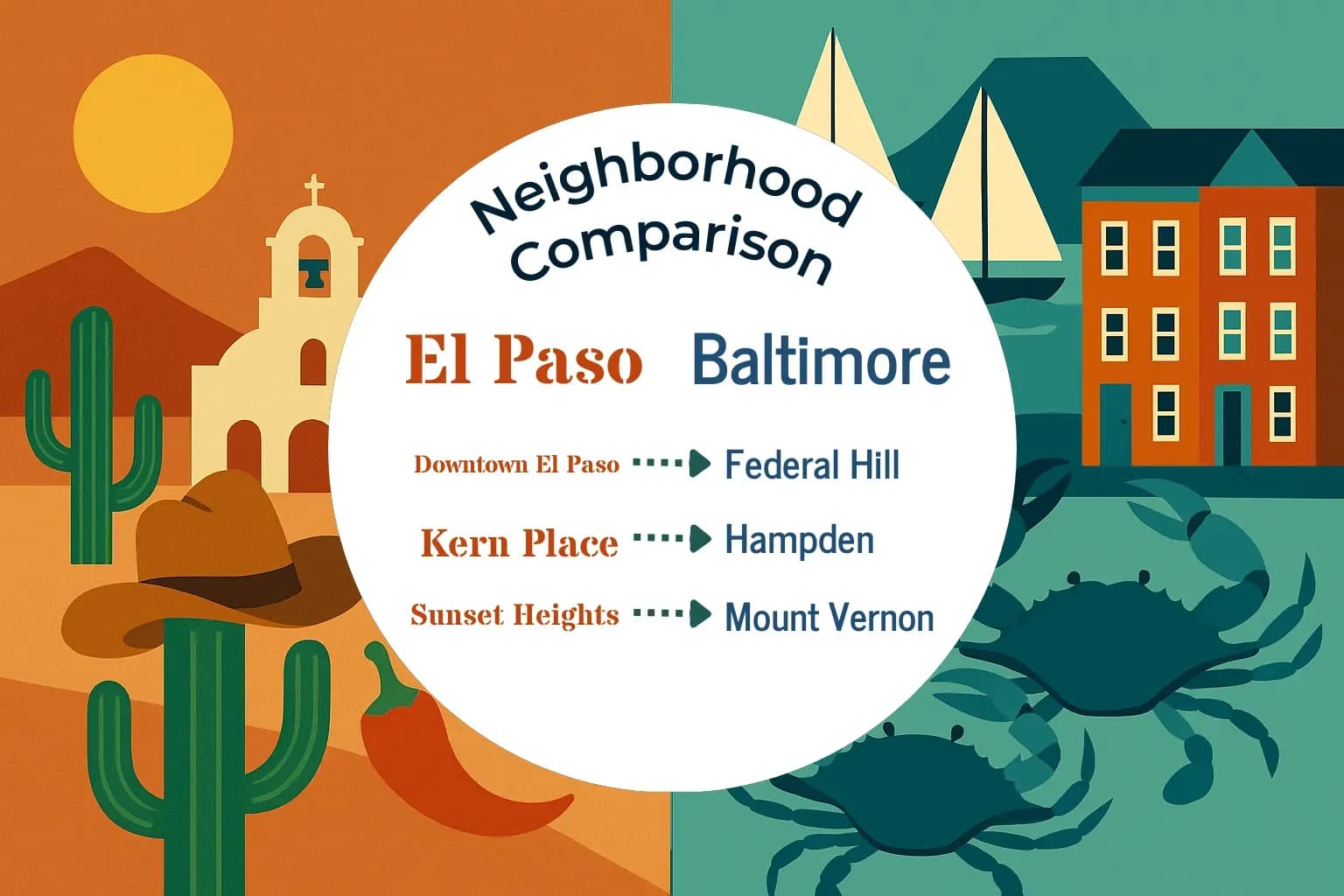 El Paso vs Baltimore Neighborhood Comparison
