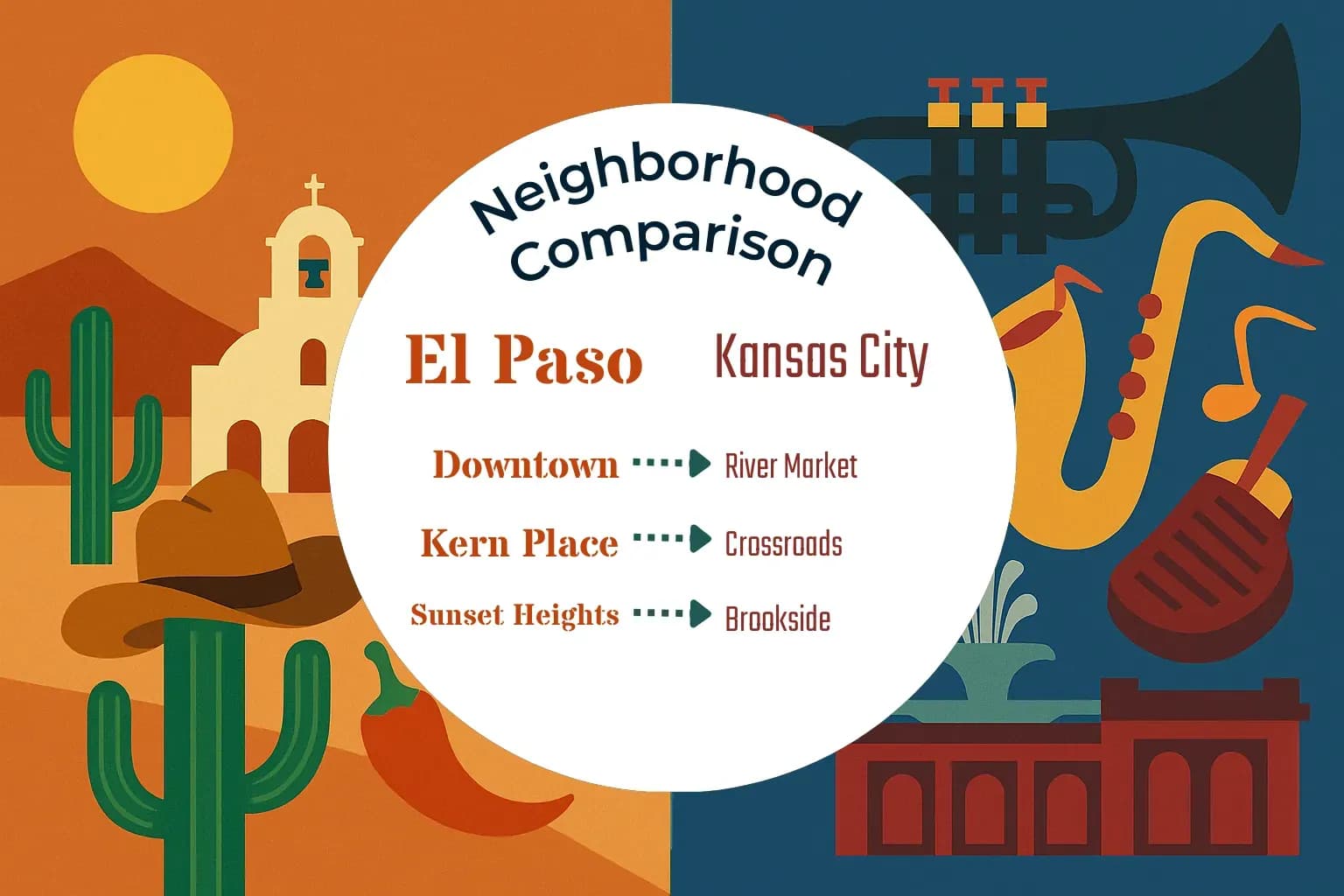 El Paso vs Kansas City Neighborhood Comparison