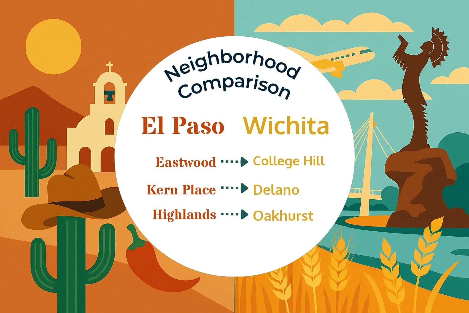 El Paso vs Wichita Neighborhood Comparison