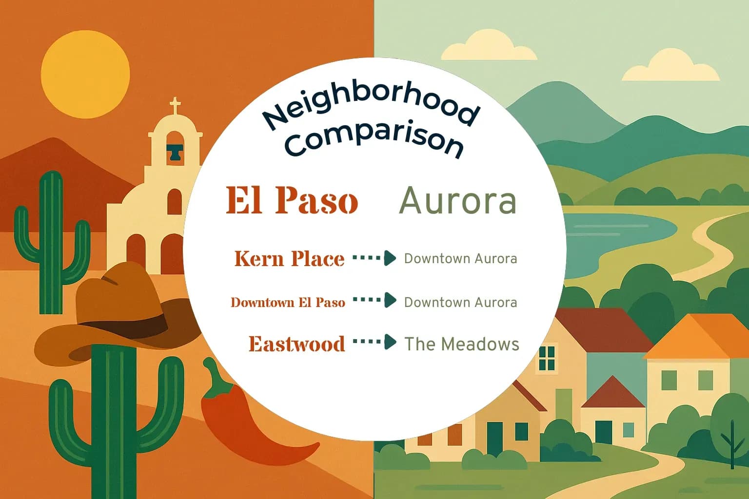 El Paso vs Aurora Neighborhood Comparison