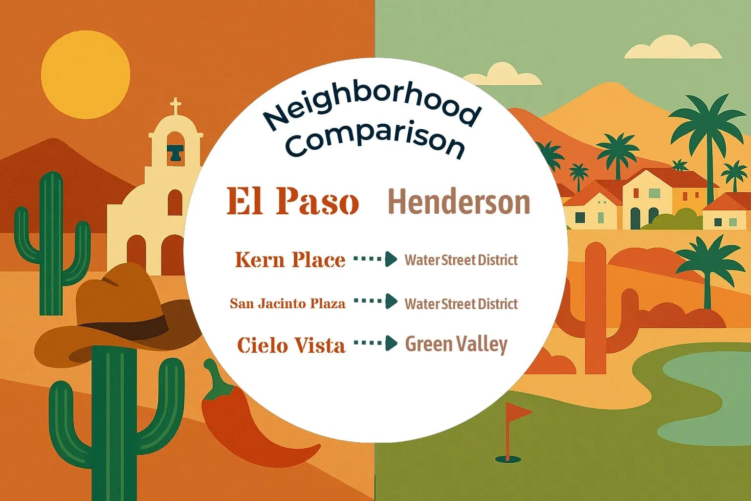 El Paso vs Henderson Neighborhood Comparison